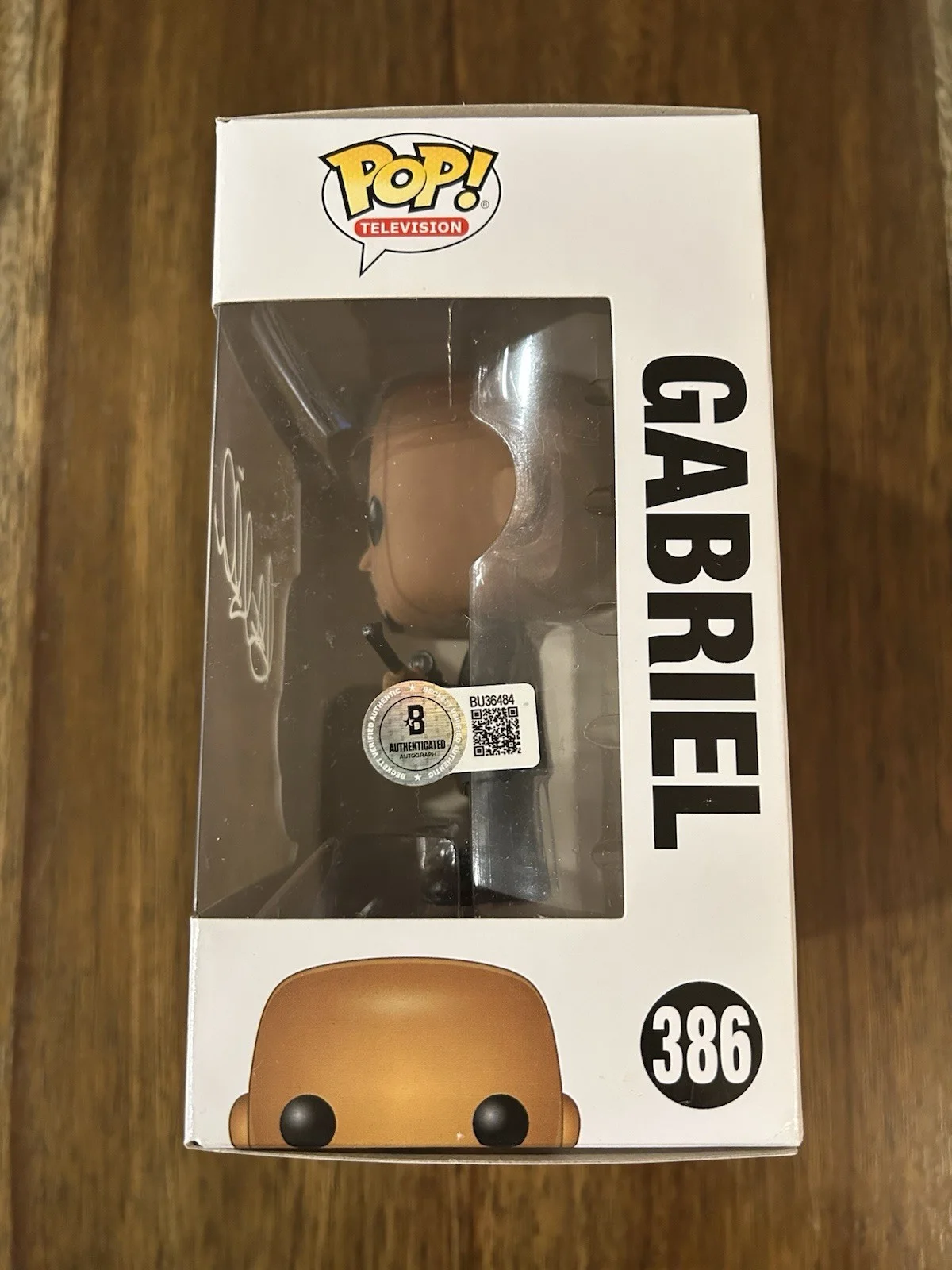 Seth Gilliam — Seth Gilliam ‘The Walking Dead’ Signed ‘Gabriel’ Funko Pop Beckett COA, изображение 2