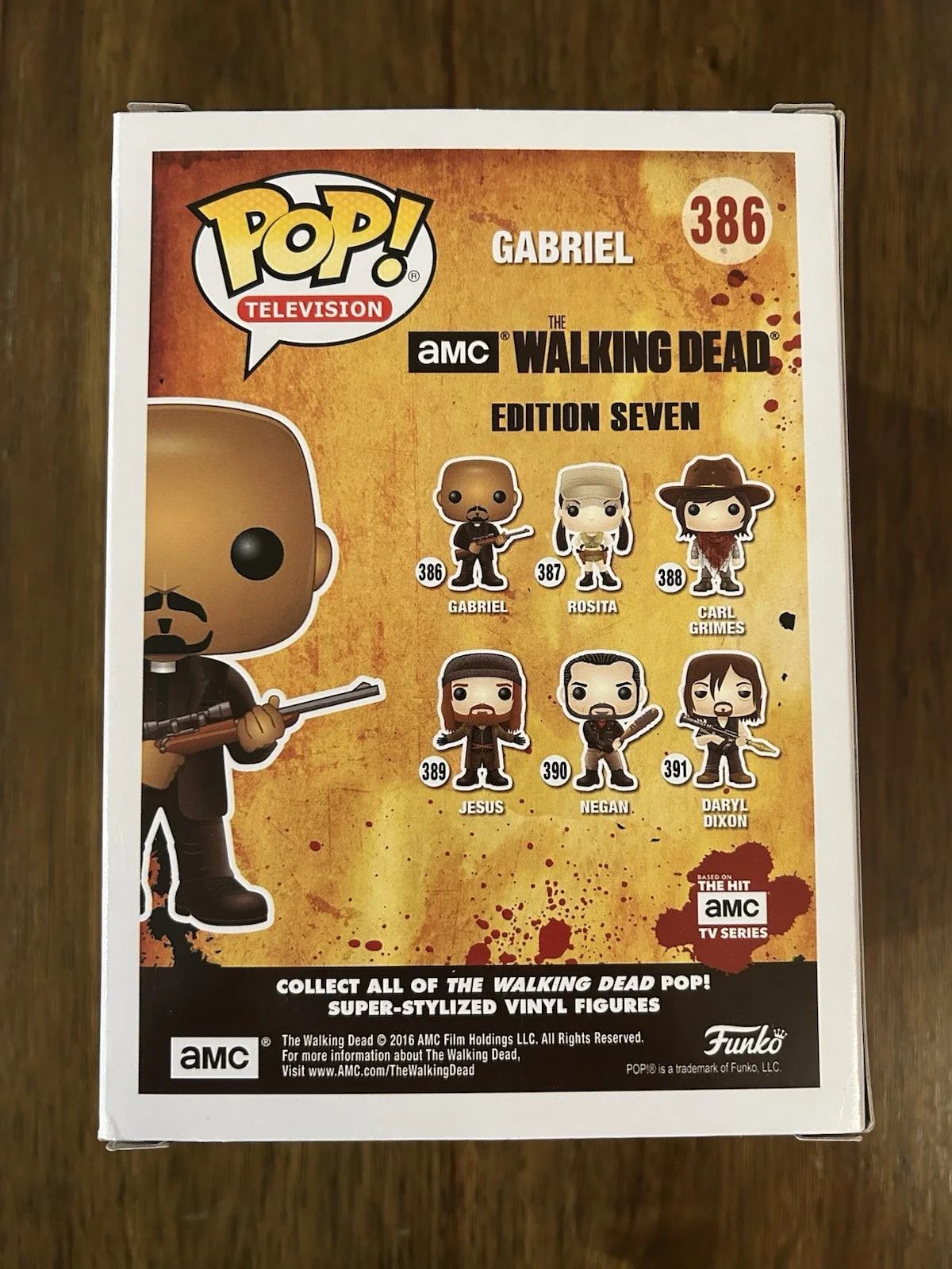 Seth Gilliam — Seth Gilliam ‘The Walking Dead’ Signed ‘Gabriel’ Funko Pop Beckett COA, изображение 3