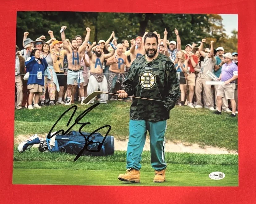 Adam Sandler — Adam Sandler HAPPY GILMORE 2 Movie Signed Autographed 11x14 Photo JSA