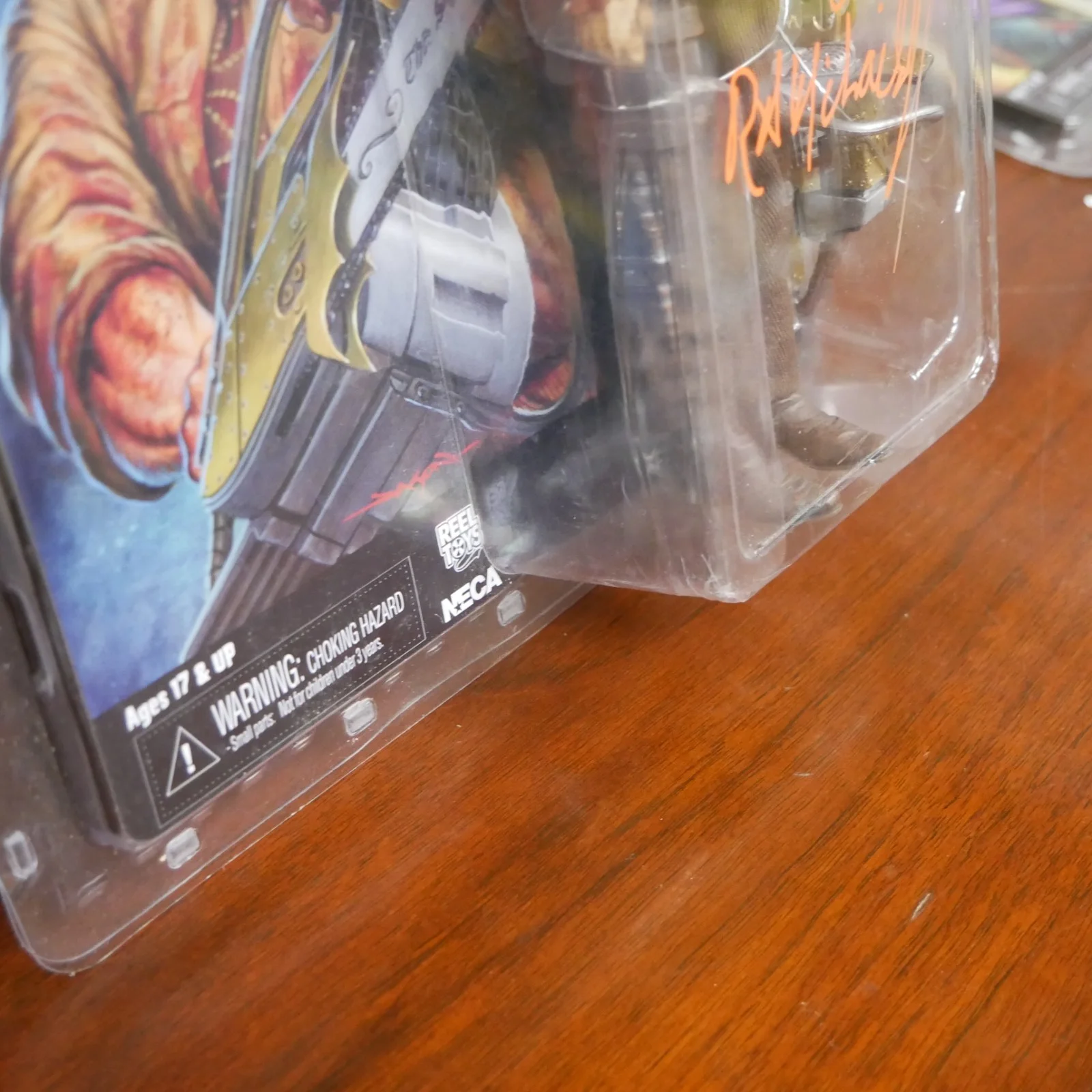 R.A. Mihailoff — Texas Chainsaw Massacre Signed Leatherface Action Figure R.A. Mihailoff, image 3