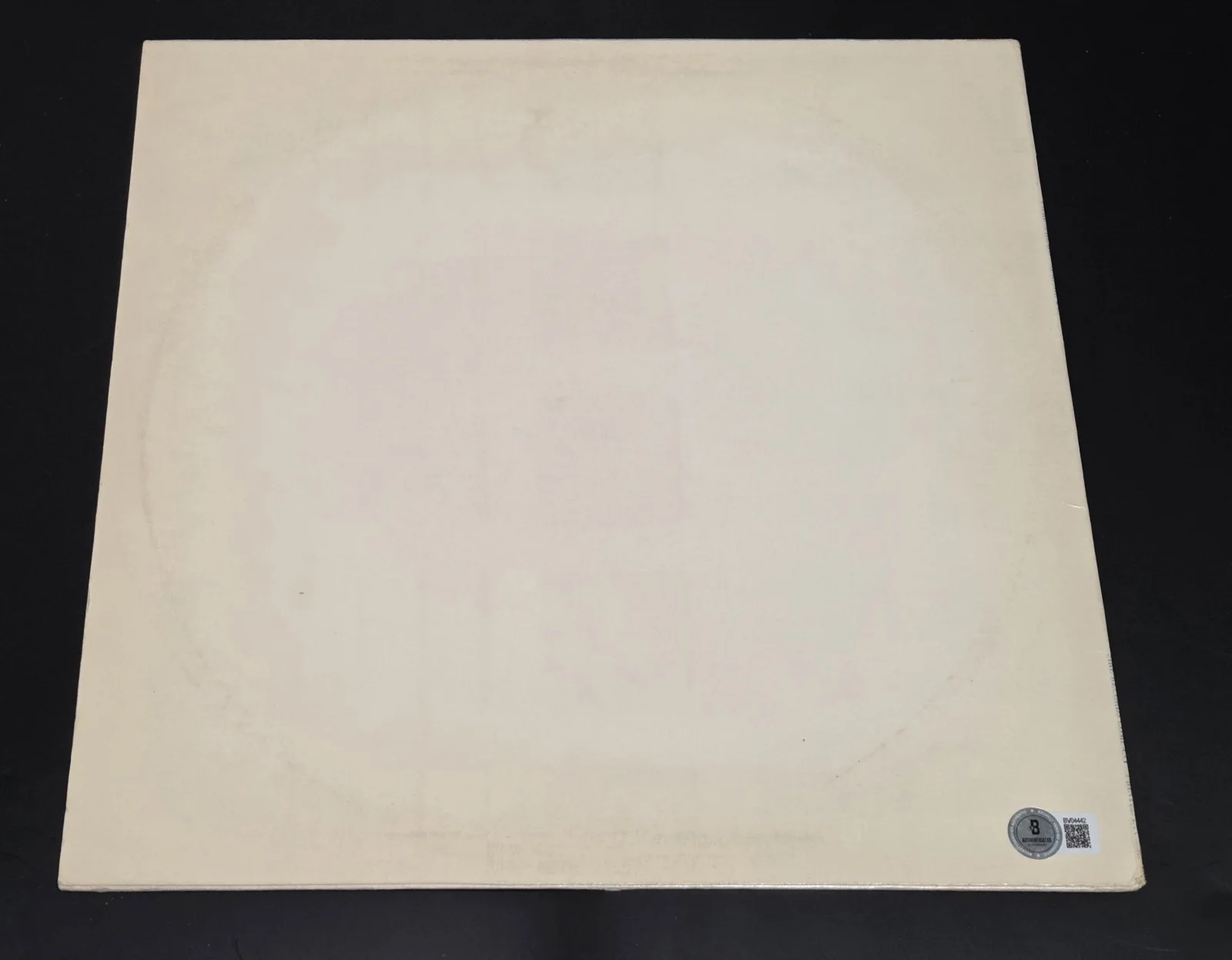 TALKING HEADS DAVID BYRNE signed autographed "AND SHE WAS" LP RECORD BECKETT BAS, image 2