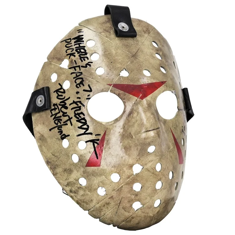 Robert Englund, Ken Kirzinger — Robert Englund, Ken Kirzinger Autographed Freddy vs Jason Mask with Inscriptions, изображение 3