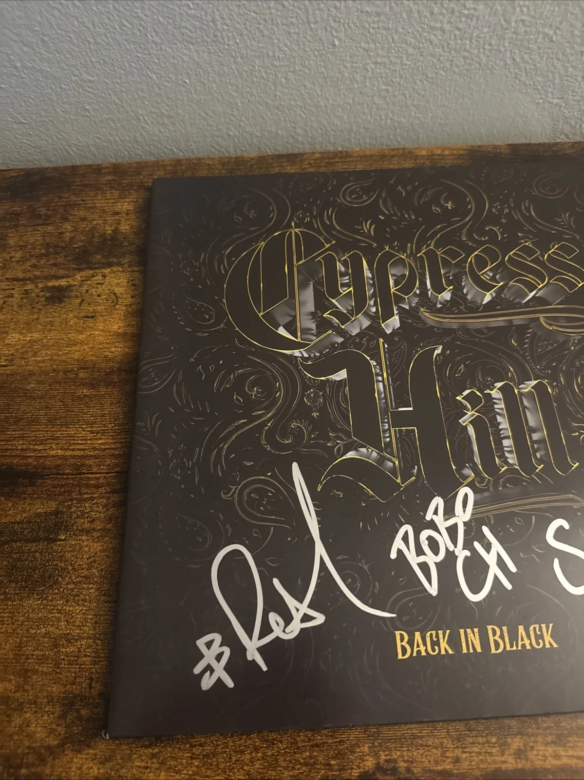 Cypress Hill Signed Autographed Vinyl LP Back In Black Beckett Coa B-real, image 2