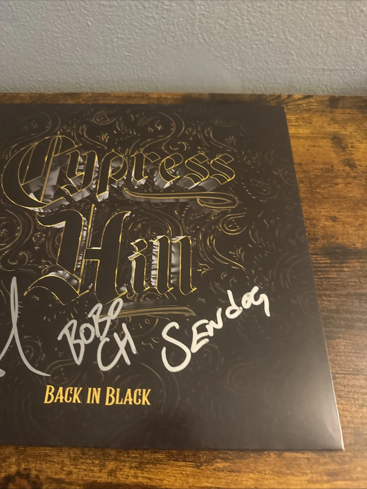 Cypress Hill Signed Autographed Vinyl LP Back In Black Beckett Coa B-real, image 3