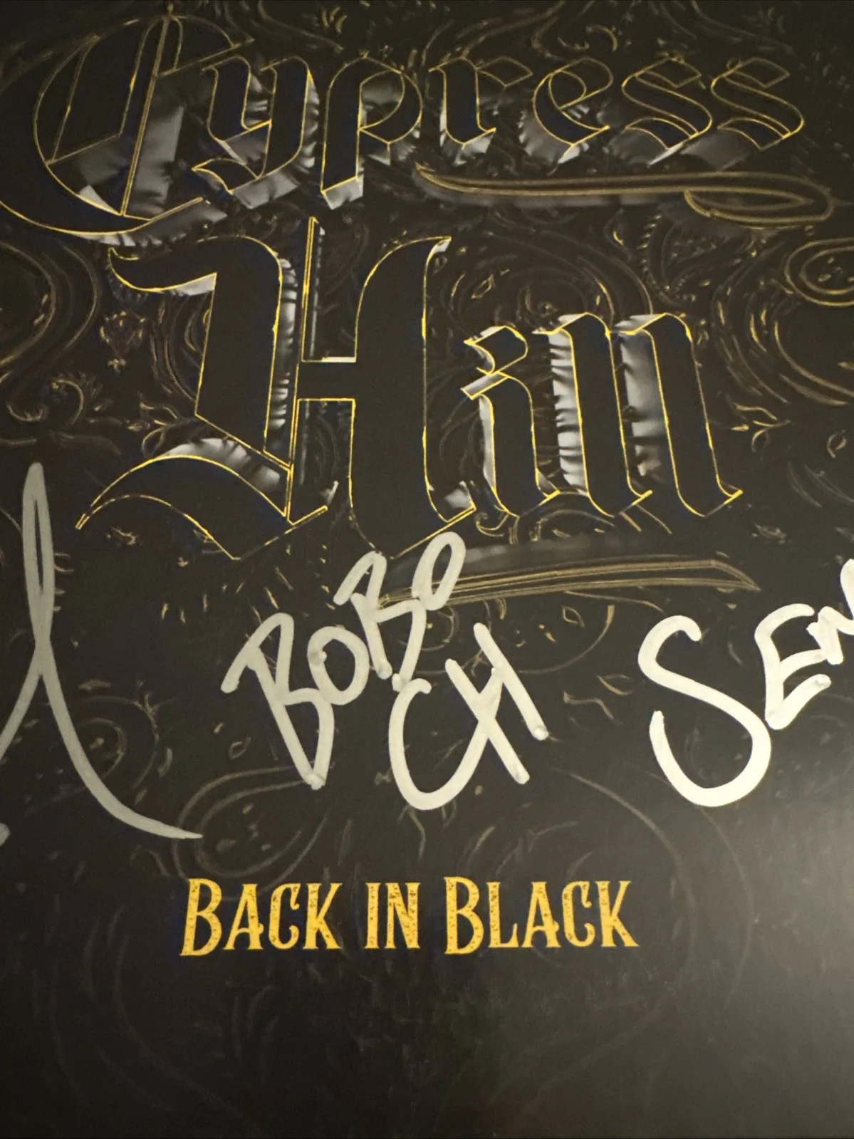 Cypress Hill Signed Autographed Vinyl LP Back In Black Beckett Coa B-real, image 5