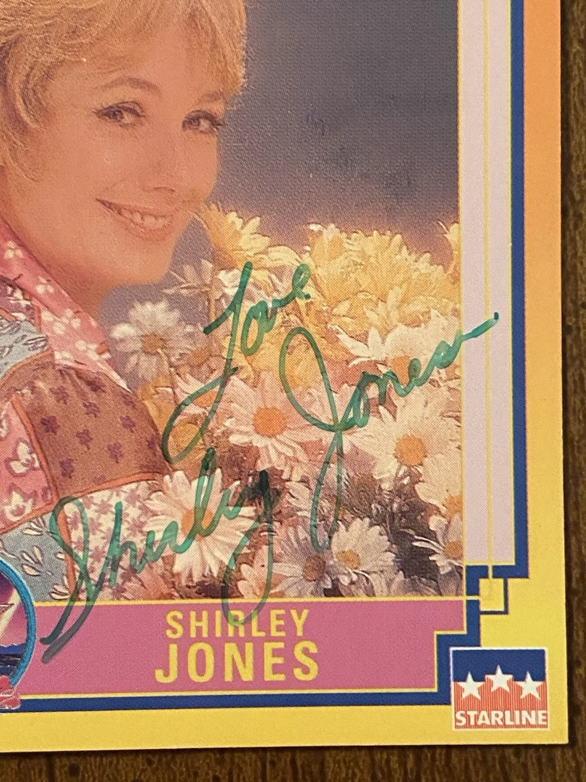 Shirley Jones — Shirley Jones Signed Autographed Hollywood Walk Of Fame Card With COA Partridge, изображение 2