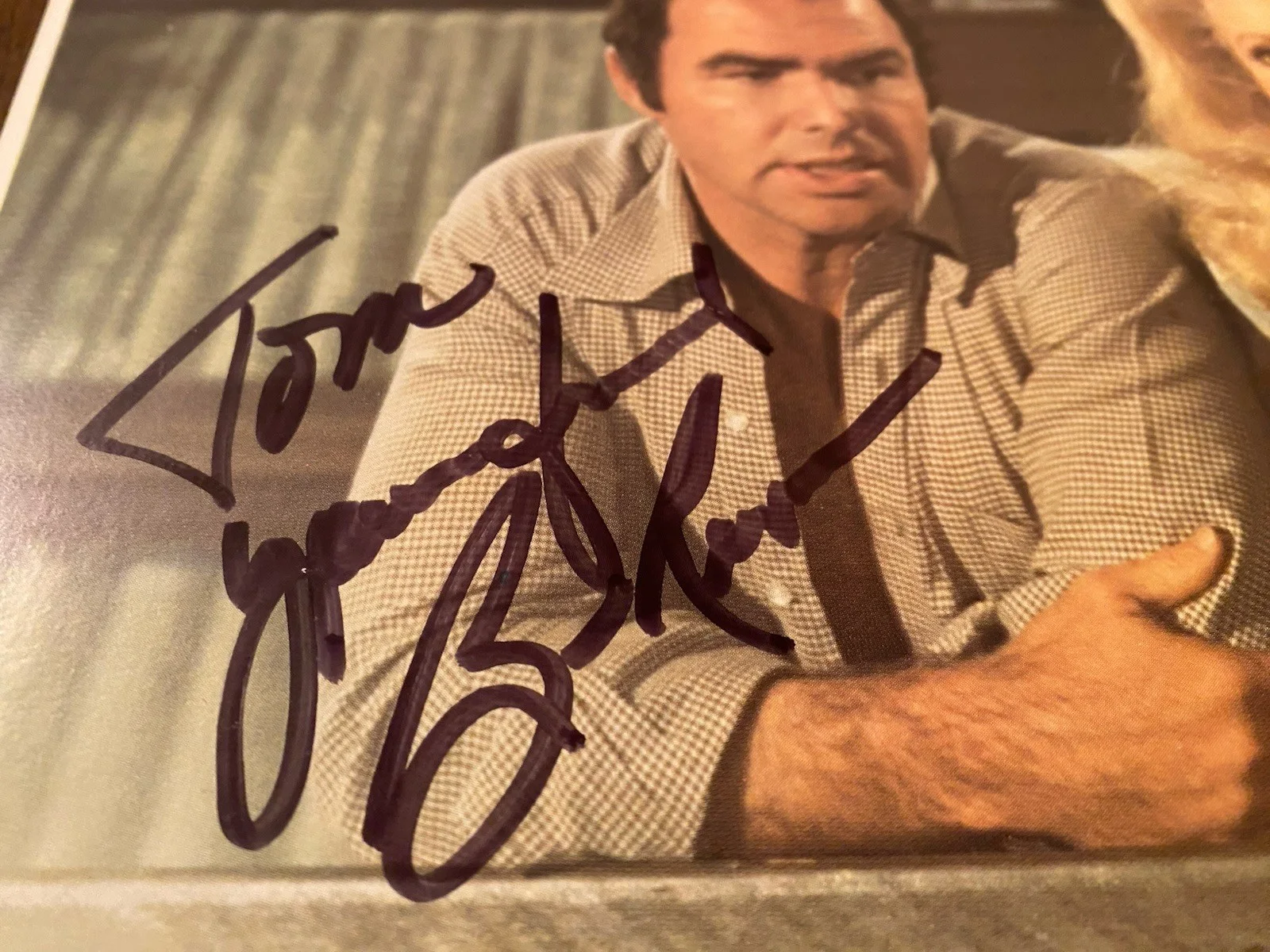 Burt Reynolds — Burt Reynolds Signed Autographed 10x8 Photo With COA Hustle, image 3