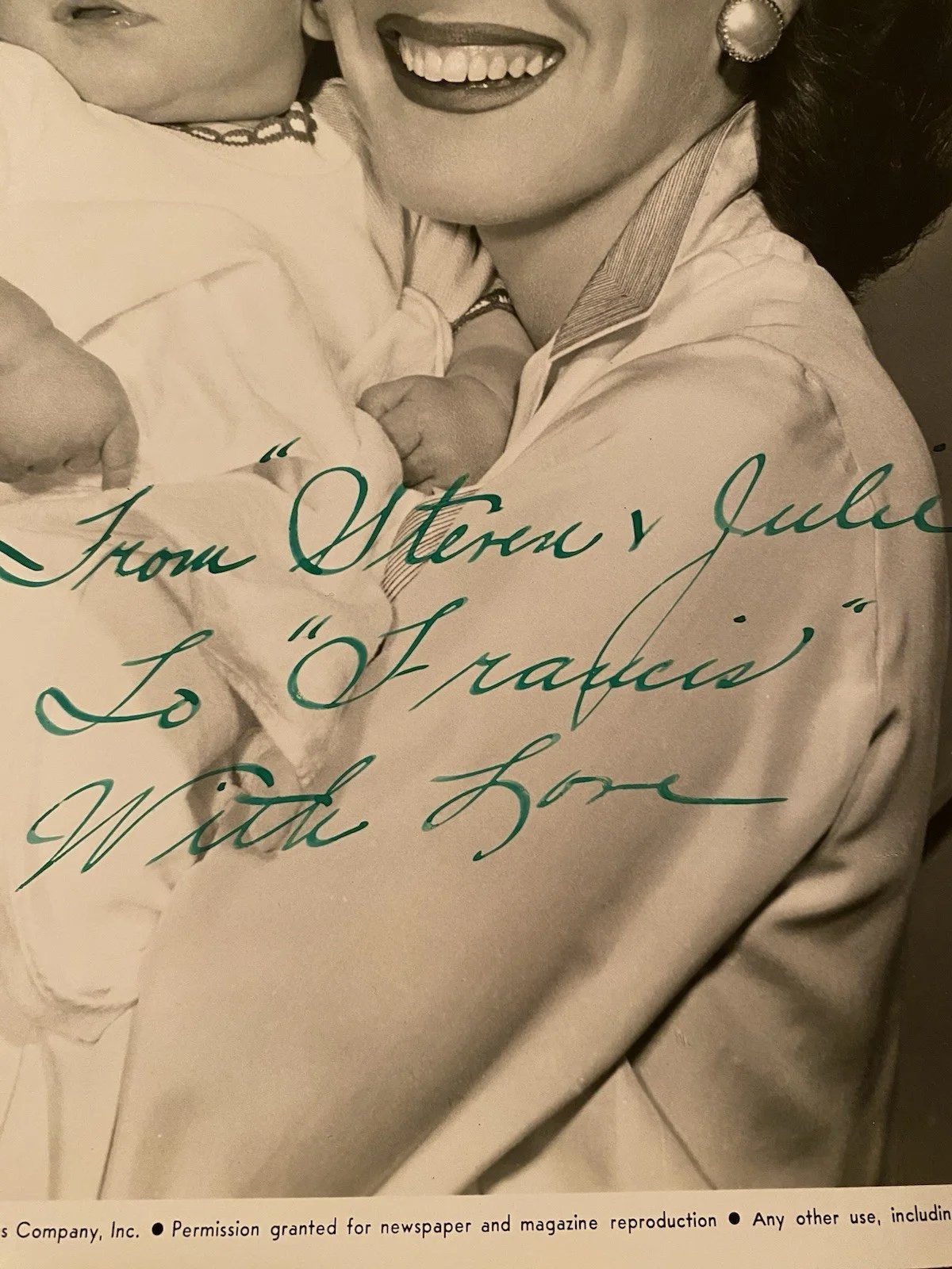 Julie Adams — Julie Adams Signed Autographed Vintage Photo With COA Creature From The Black, image 2