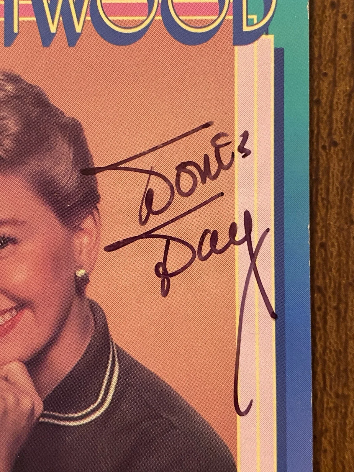 Doris Day — Doris Day Signed Autographed Hollywood Walk Of Fame Card With COA Singer Actress, изображение 2