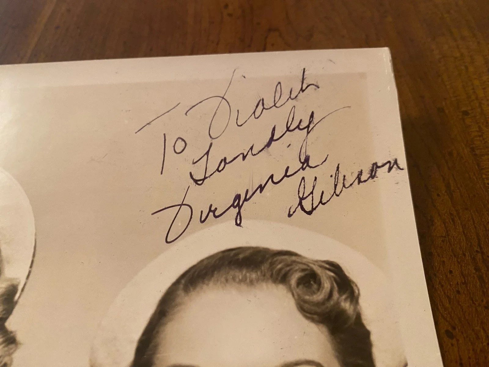 Virginia Gibson — Virginia Gibson Signed Autographed 10x8 Photo With COA About Face, изображение 3