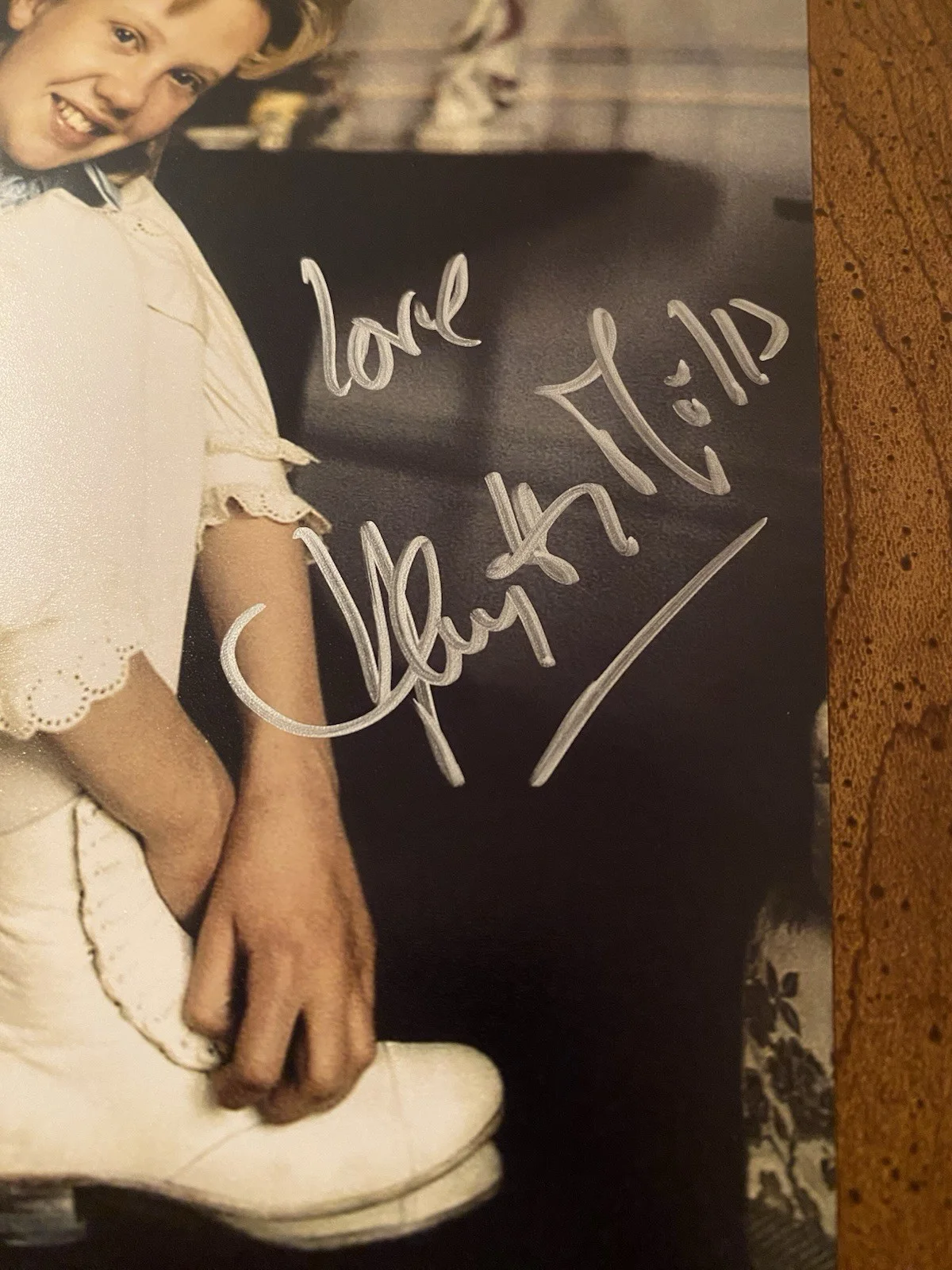 Hayley Mills — Hayley Mills Signed Autographed Photo Pollyanna Disney Classic Beckett BAS, image 3