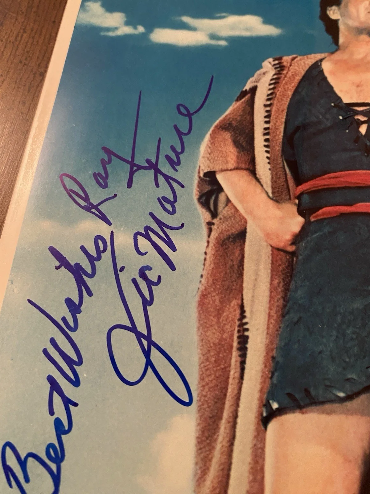 Victor Mature — Victor Mature Signed Autographed 8x10 Photo With COA Samson And Delilah The Robe, image 3