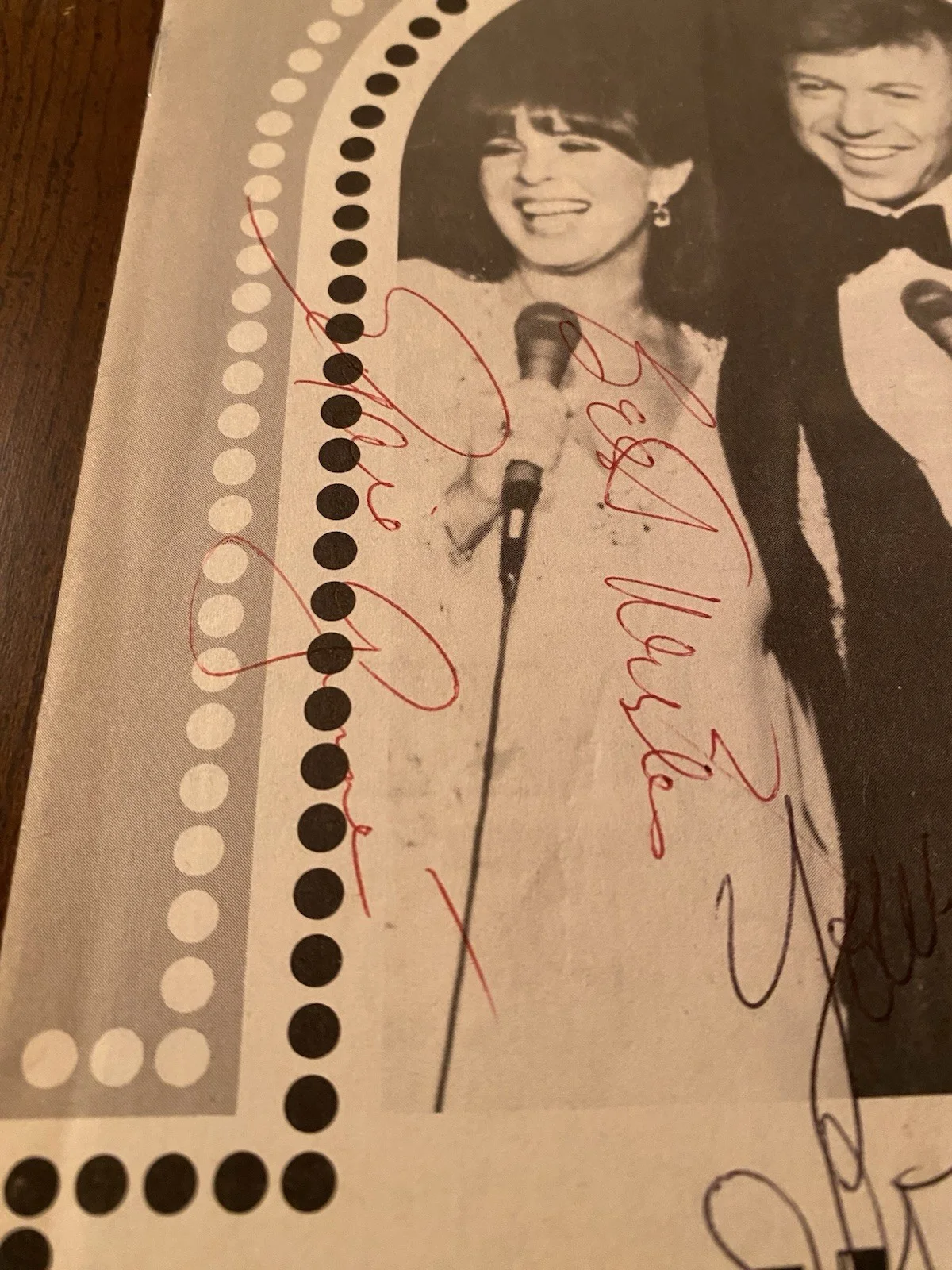 Steve Lawrence Eydie Gorme Signed Autographed Vintage Program With COA Singers, image 4