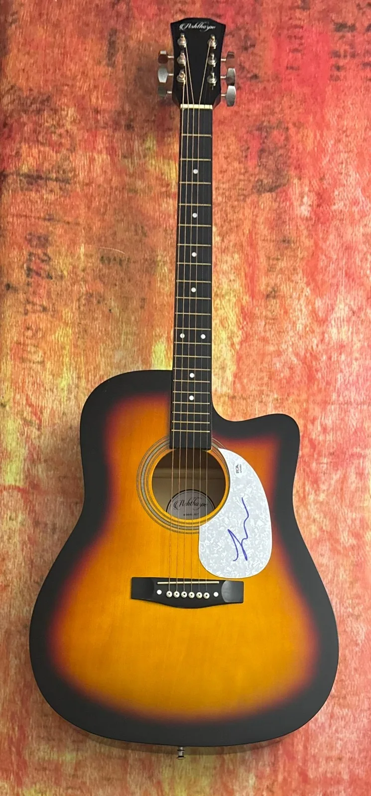 PSA 4 Non Blondes Star * LINDA PERRY * Signed 41" Acoustic Guitar PROOF COA, изображение 3