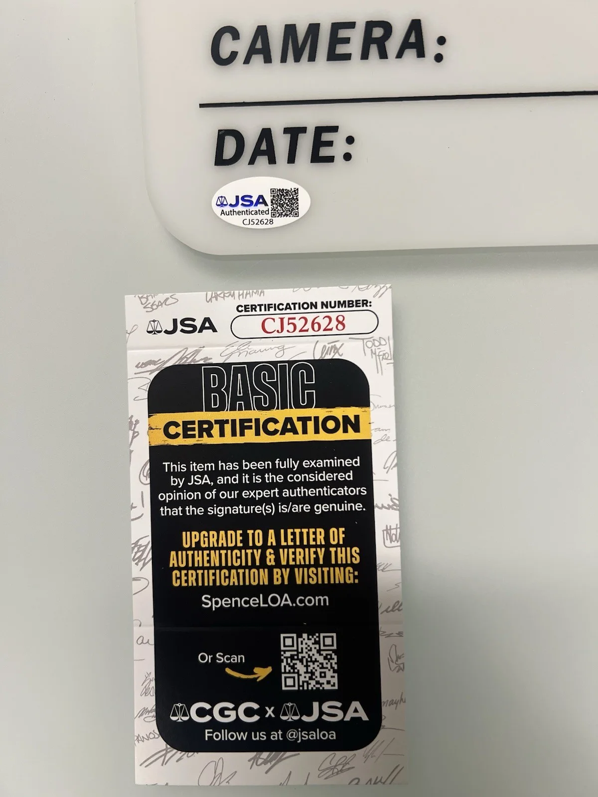Jon Chu — Jon M. Chu Signed Autographed Director Clapboard Clapper Wicked For Good JSA COA, image 4