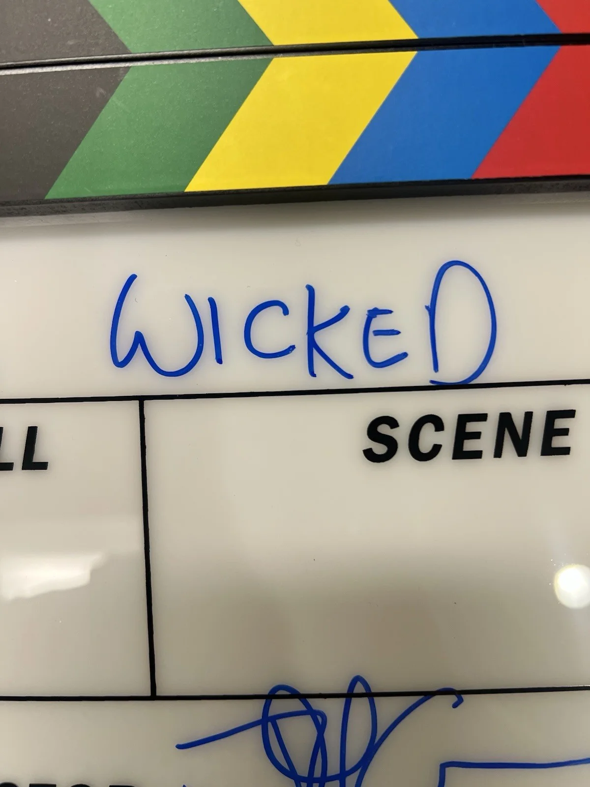 Jon Chu — Jon M. Chu Signed Autographed Director Clapboard Clapper Wicked For Good JSA COA, image 5