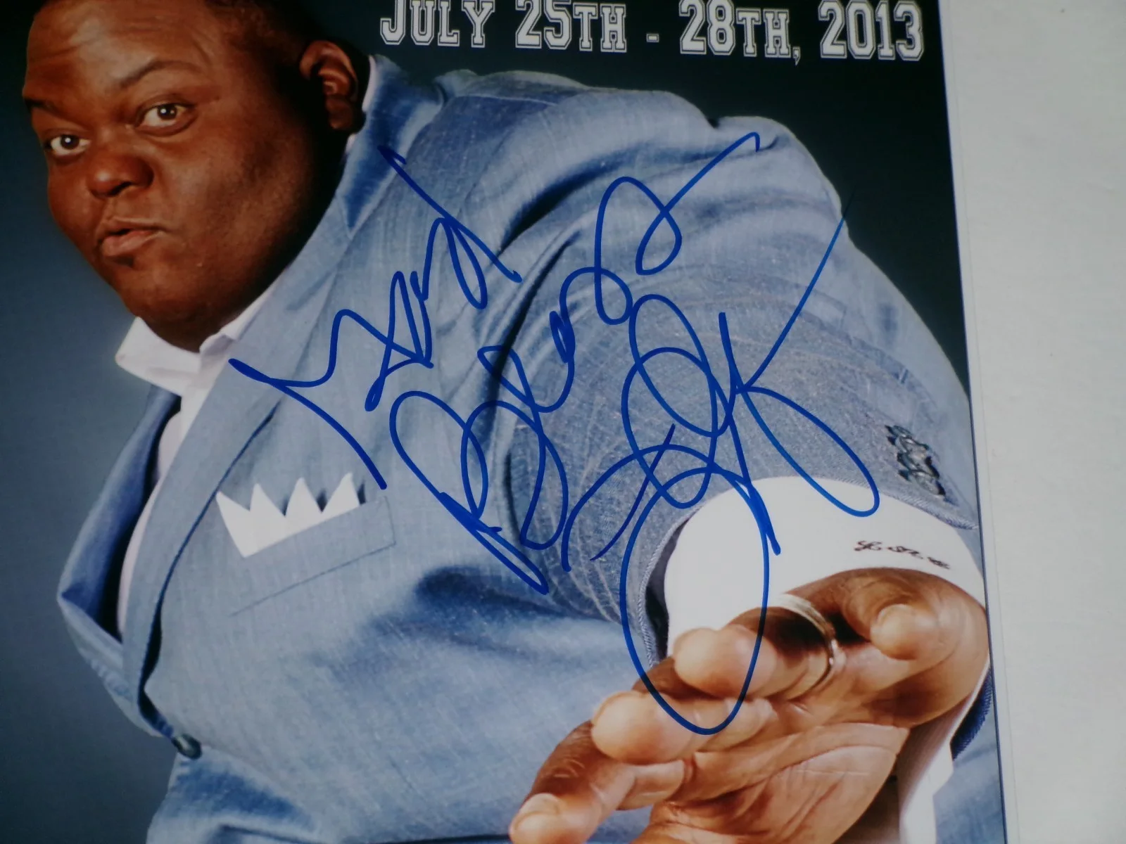 Lavell Crawford — Comedian Lavell Crawford Signed 11x14 Photo JSA CERT From Breaking Bad, изображение 2