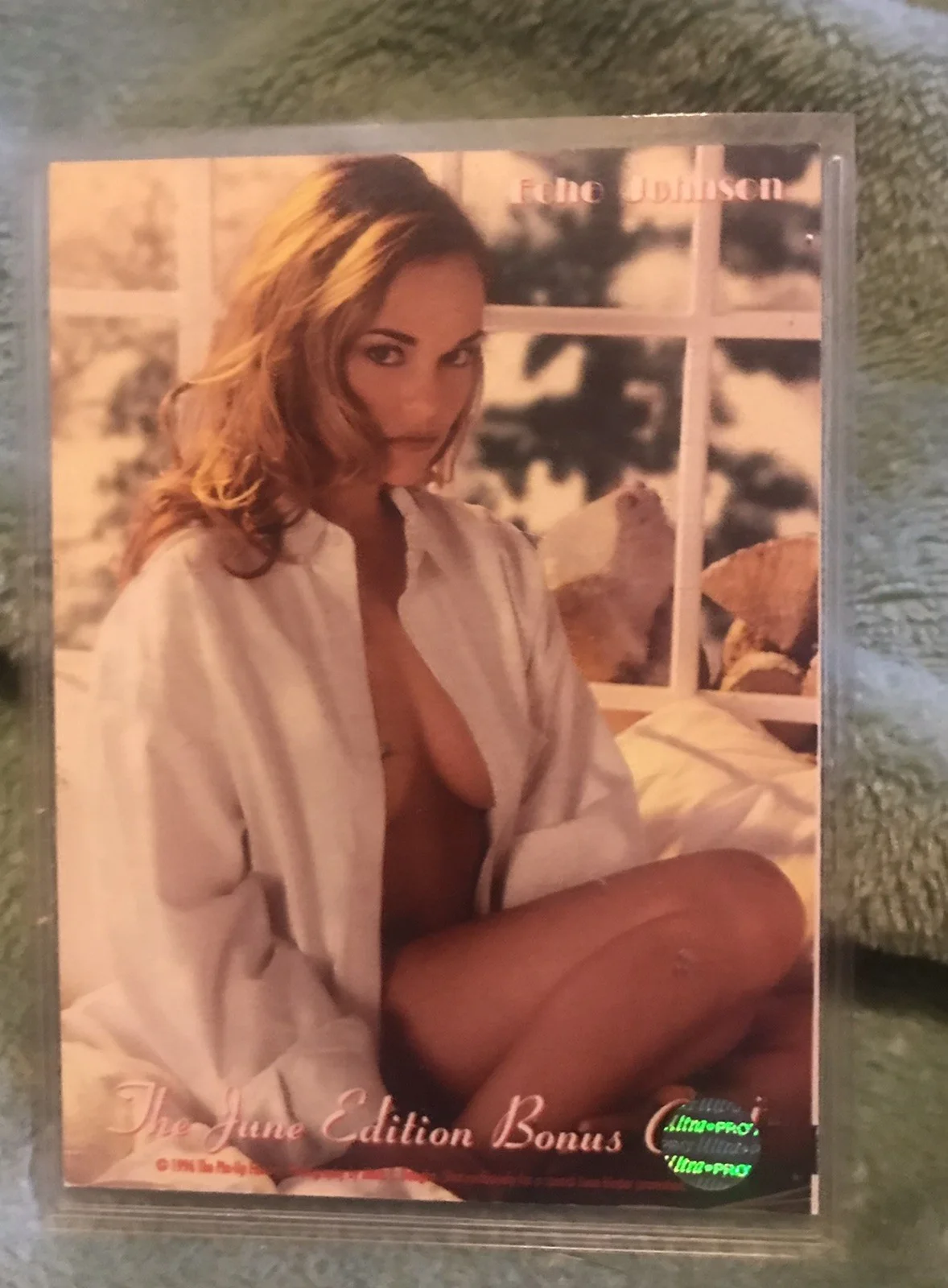 Echo Johnson — 3 Echo Johnson Signed Autographed 1993 Magazine Playboy Cards Numbered, image 4