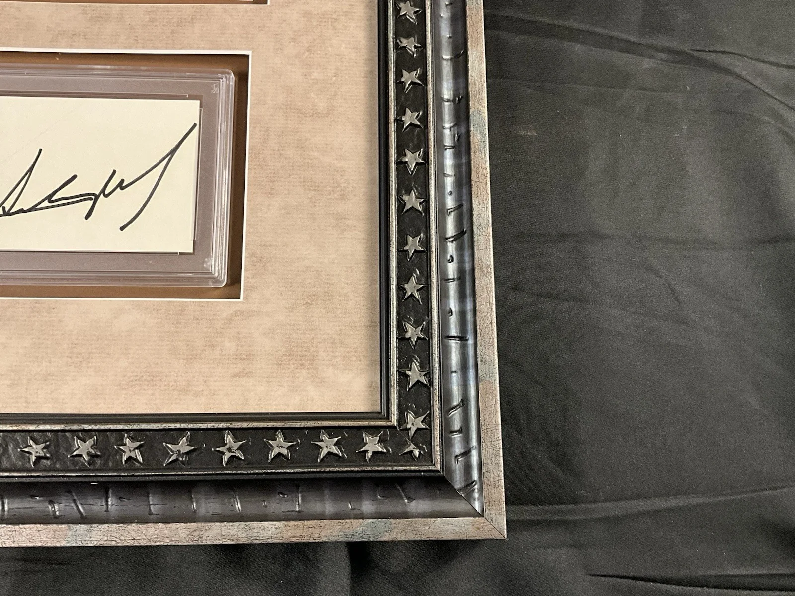 Norman Schwarzkopf Signed Cut PSA Certified 16 3/4x 25 1/4 Frame, image 3