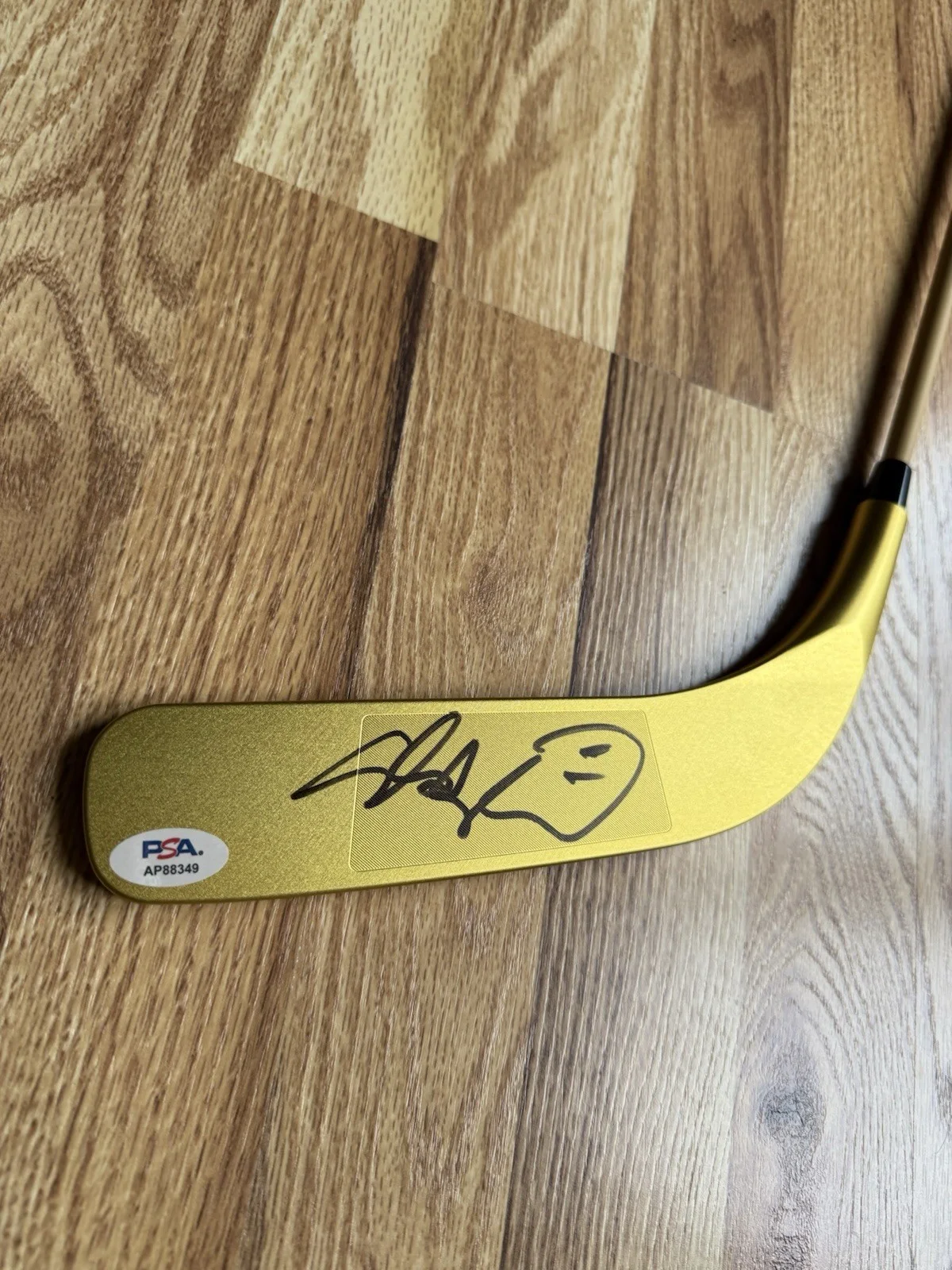 Adam Sandler — Adam Sandler Signed Happy Gilmore Gold Putter Golf Hockey PSA DNA COA Happy Rare, изображение 2