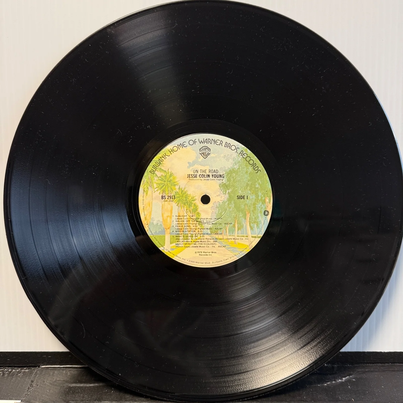 AUTOGRAPHED -JESSE COLIN YOUNG "On The Road" Warner Bros. BS 2913 us VINYL album, изображение 4
