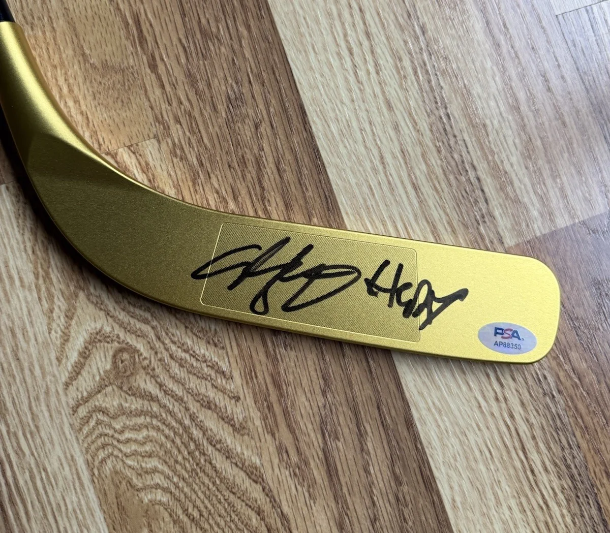 Adam Sandler — Adam Sandler Signed Happy Gilmore Gold Putter Golf Hockey PSA DNA COA Happy Rare, изображение 2