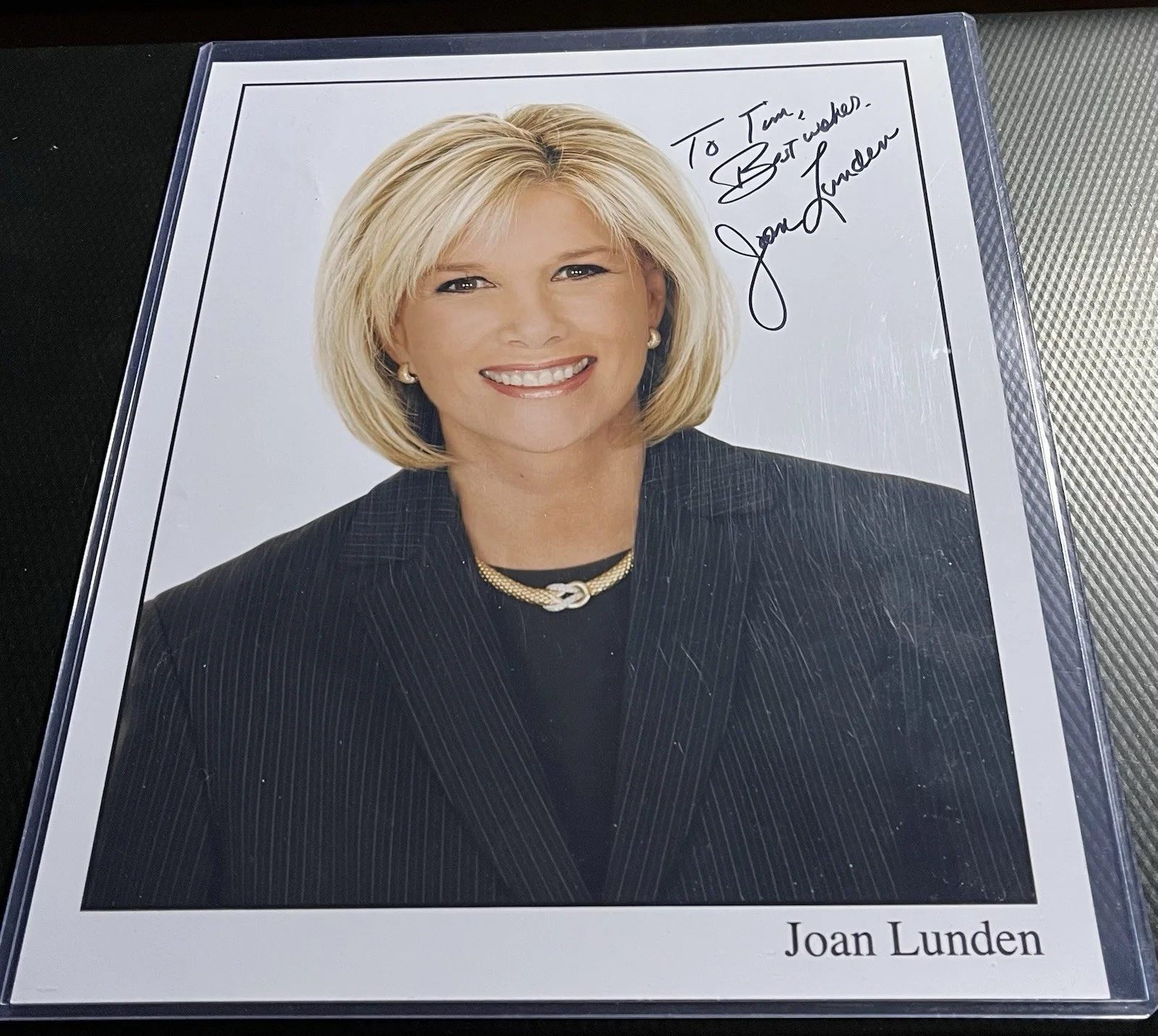 Joan Lunden — Joan Lunden Good Morning America Signed Color 8x10 Photo w/ COA & Top Loader, изображение 2