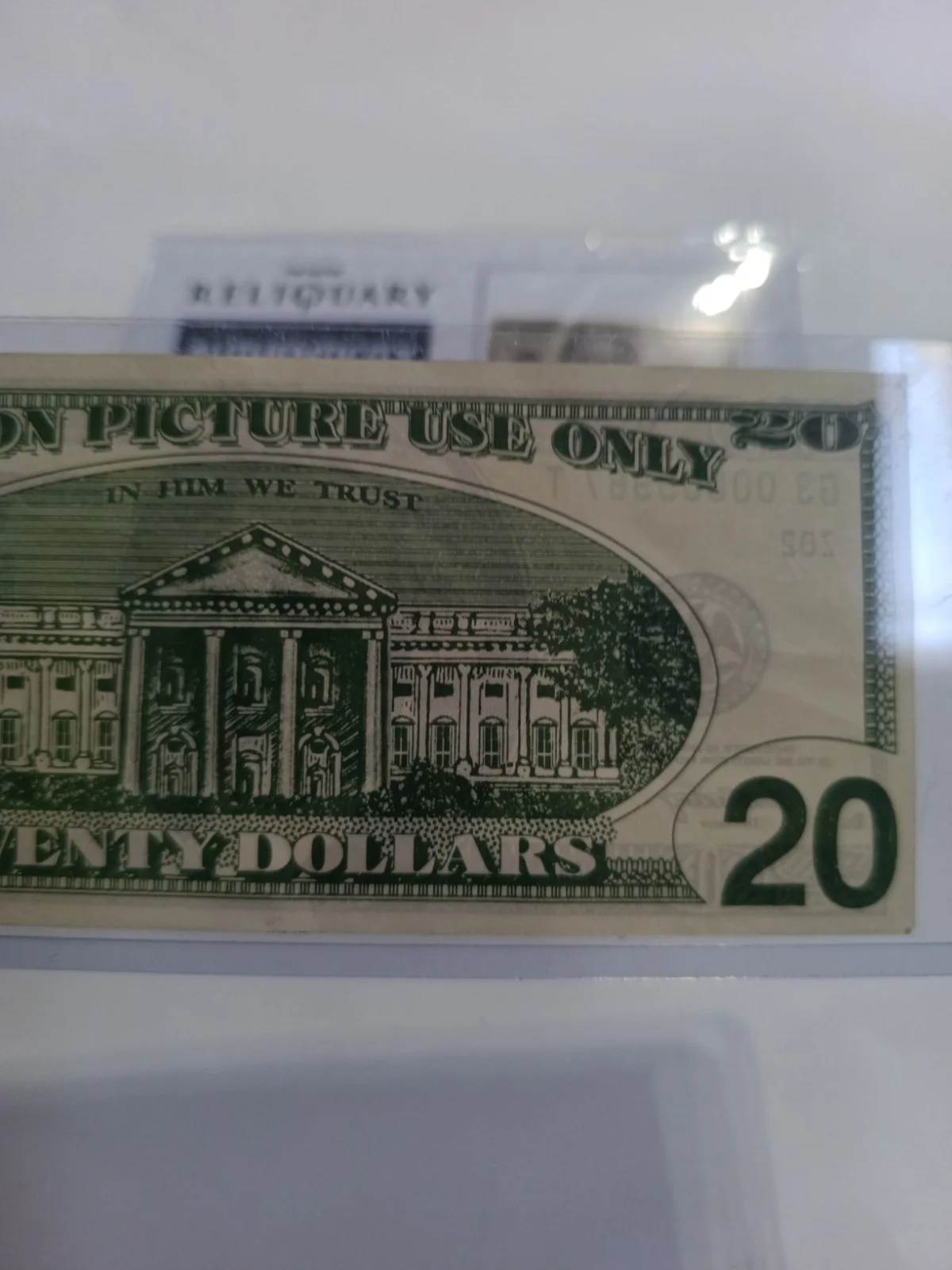 TV Prop The Walking Dead Production Used Prop Banknote with COA., изображение 3