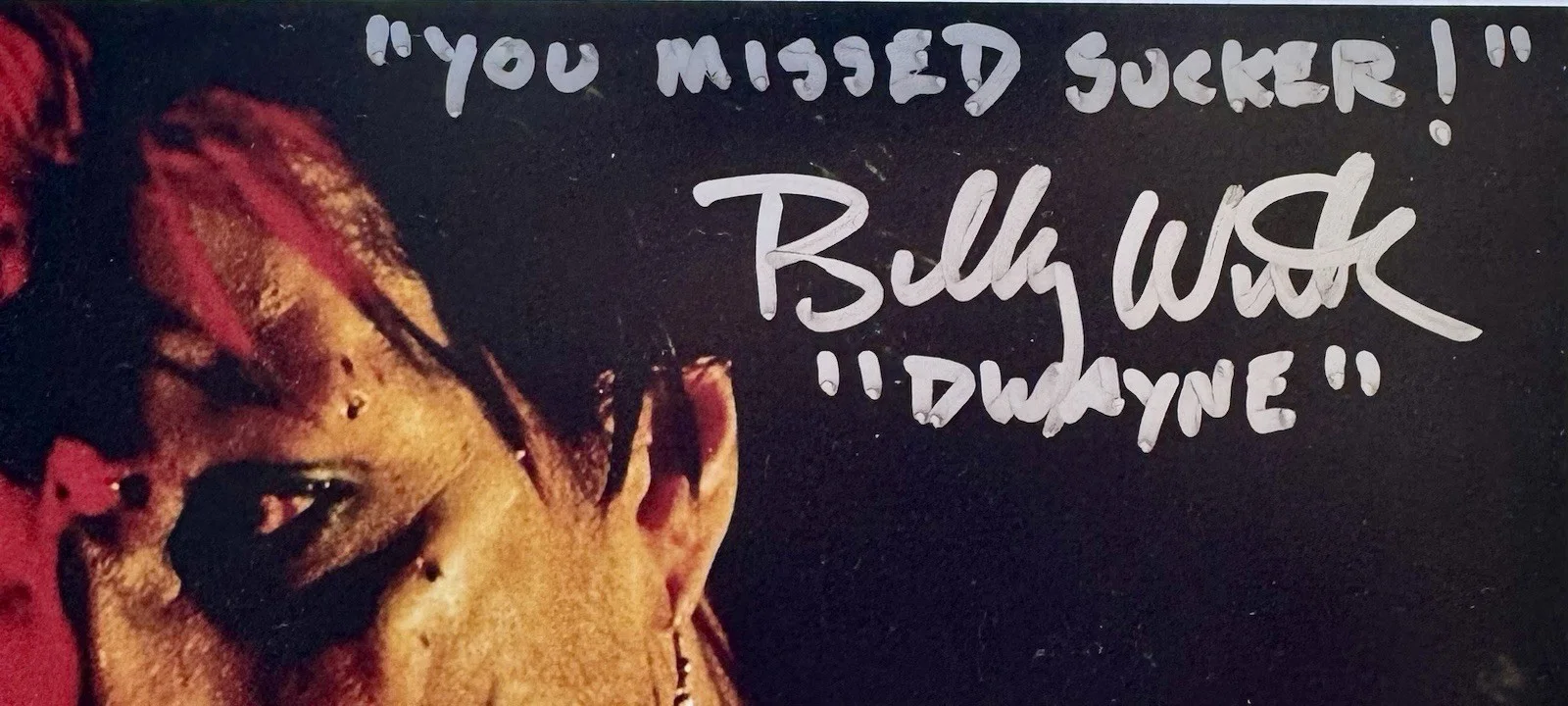 BILLY WIRTH — BILLY WIRTH HAND SIGNED AUTOGRAPH 8X10 LOST BOYS DWAYNE PHOTO JSA COA W/ QUOTE, изображение 3