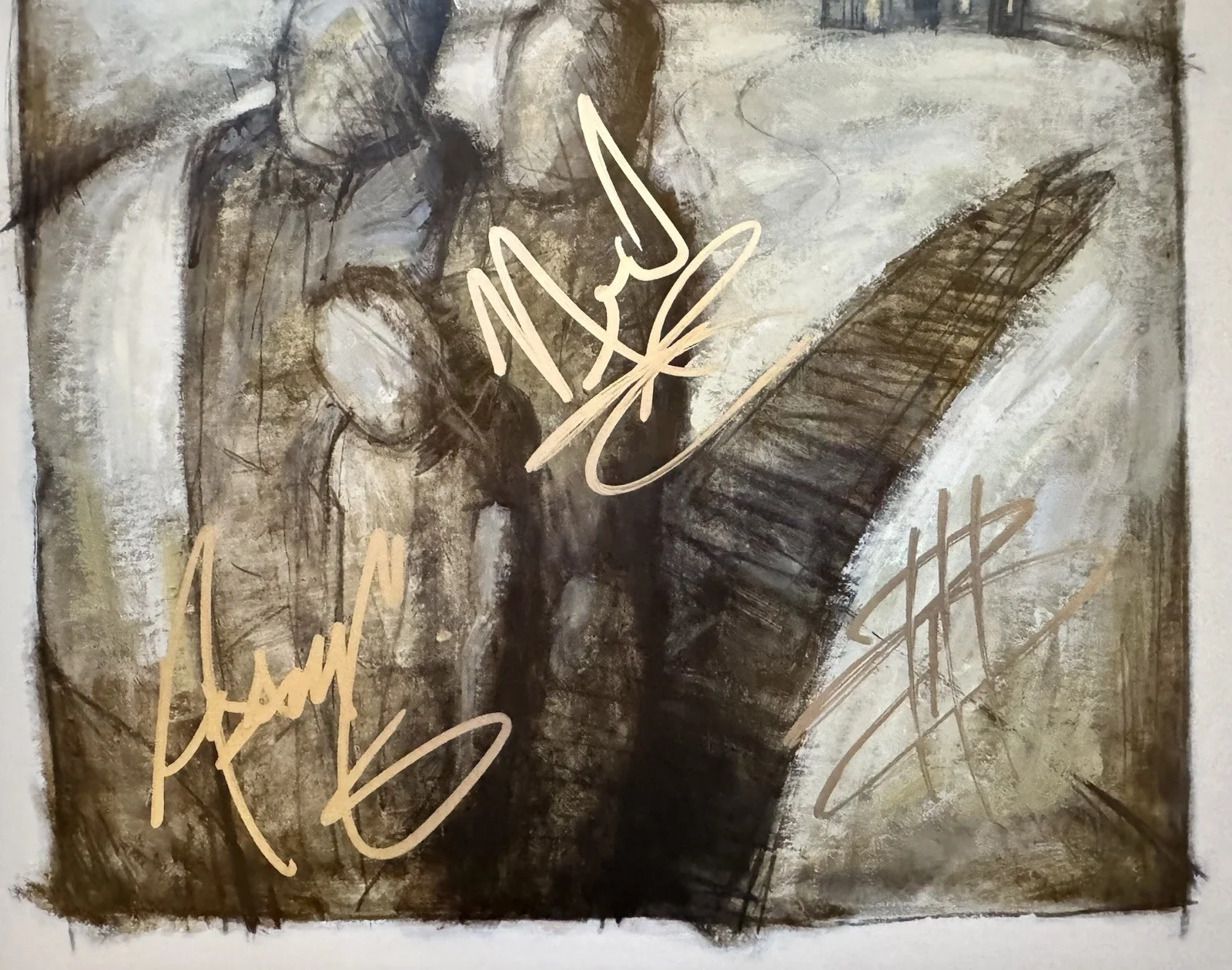 THREE DAYS GRACE ADAM, NEIL & BRAD SIGNED AUTOGRAPHED VINYL ALBUM LP +JSA COA.., изображение 3