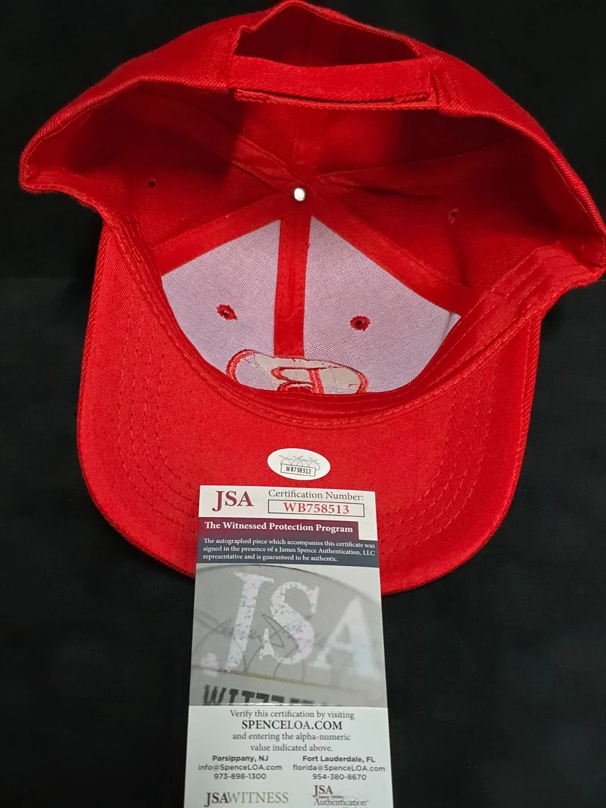 Geena Davis, Lori Petty, Bitty Schram, Megan Cavanagh — League of Their Own Signed Peaches Cap Geena Davis / Lori Petty +++ JSA COA, image 3