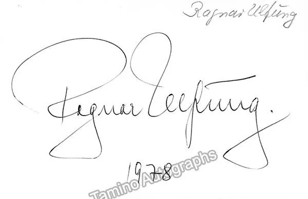 Ragnar Ulfung — Ulfung, Ragnar - Signed Photograph 1978, image 2