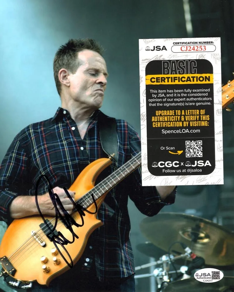 John Paul Jones — John Paul Jones Led Zeppelin Signed Autograph 8x10 Photo w/ JSA COA, image 2