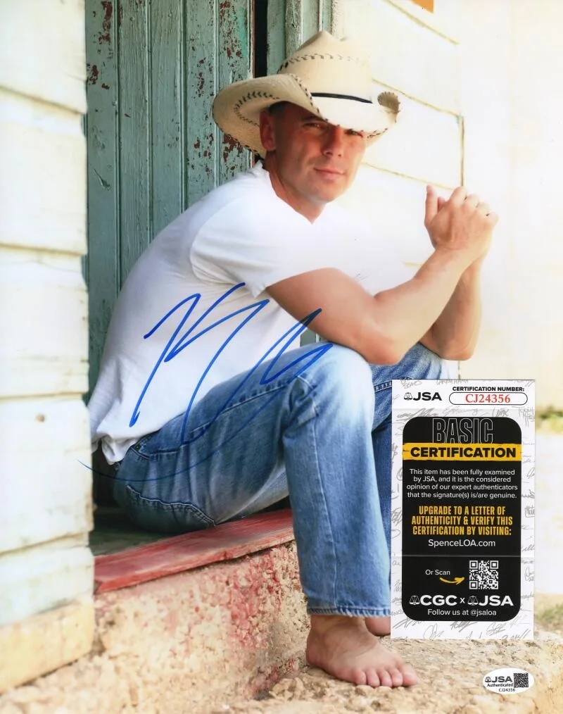 Kenny Chesney — Kenny Chesney Signed Autograph 11x14 Photo Photograph - Country Music w/ JSA COA, изображение 2