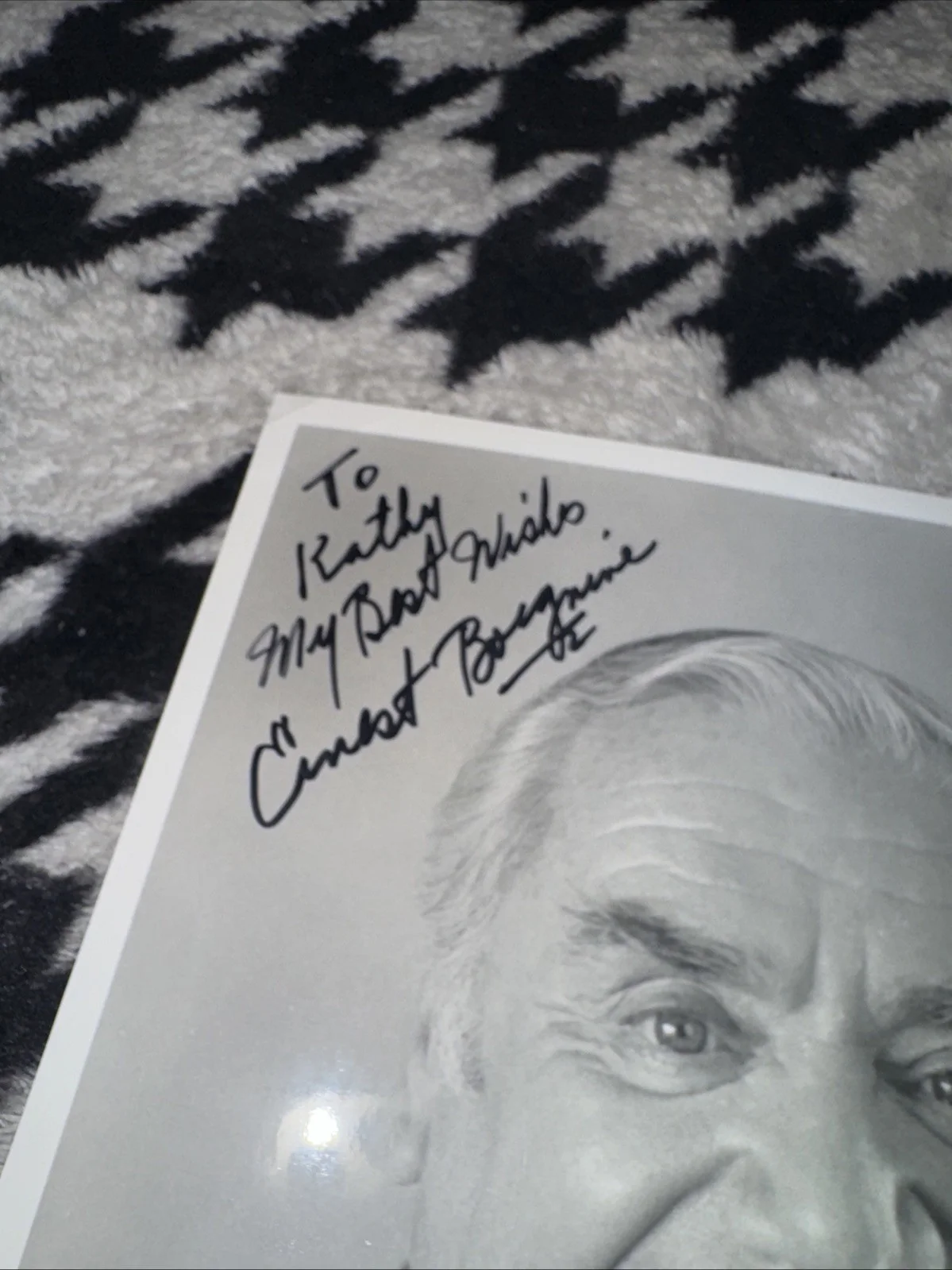 Signed Ernest Borgnine 8x10 Photo, image 3
