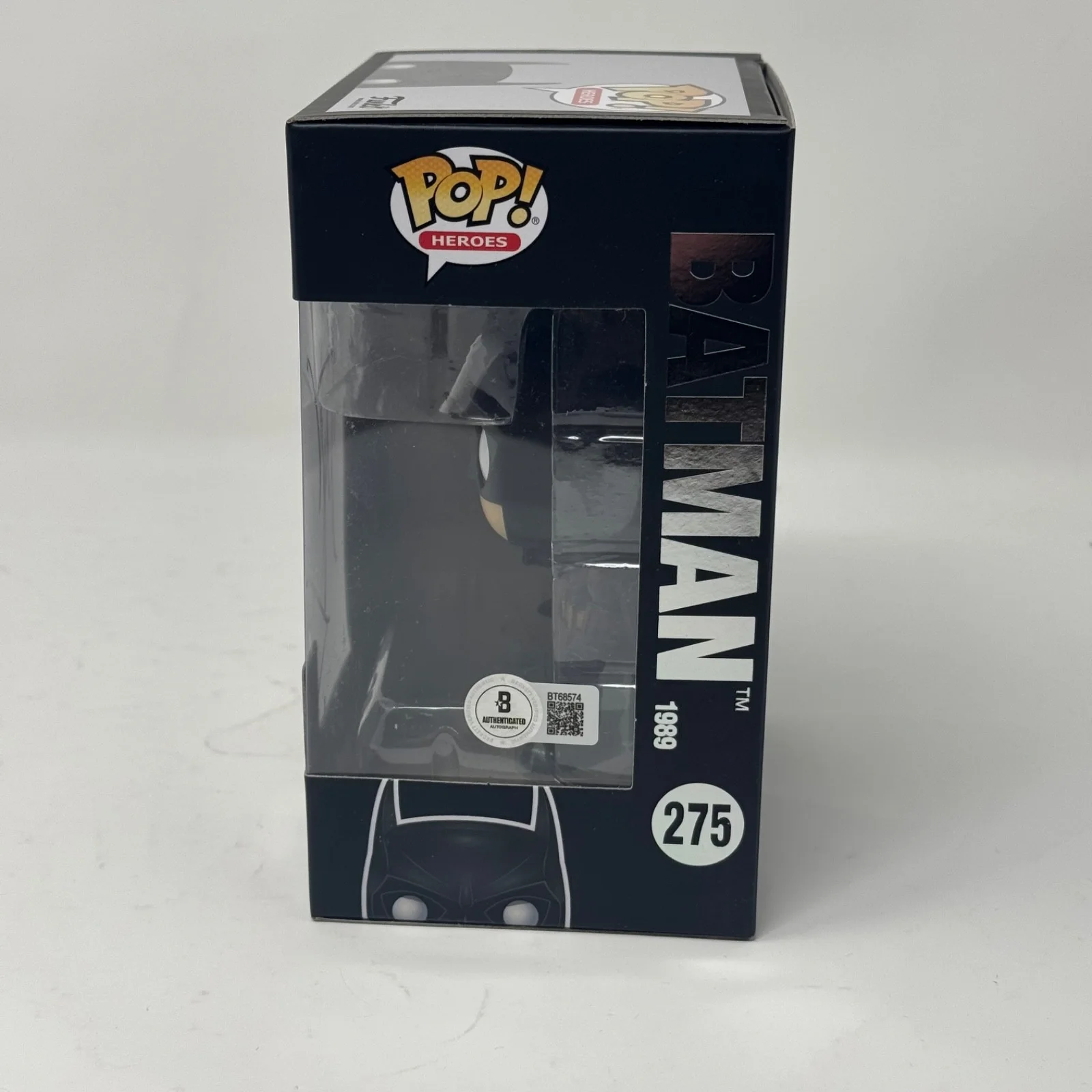 Christian Bale — Christian Bale Signed Batman Funko Pop Autograph The Dark Knight 275 Beckett COA, изображение 2