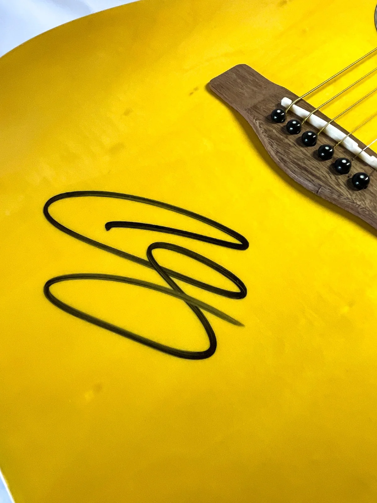 Chris Stapleton Traveller SIGNED ON BODY Full Size Acoustic Guitar PROOF JSA, image 3