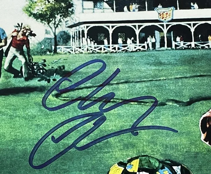 Chevy Chase — Chevy Chase Signed Autographed Caddyshack 11x17 Movie Poster TRISTAR, изображение 2