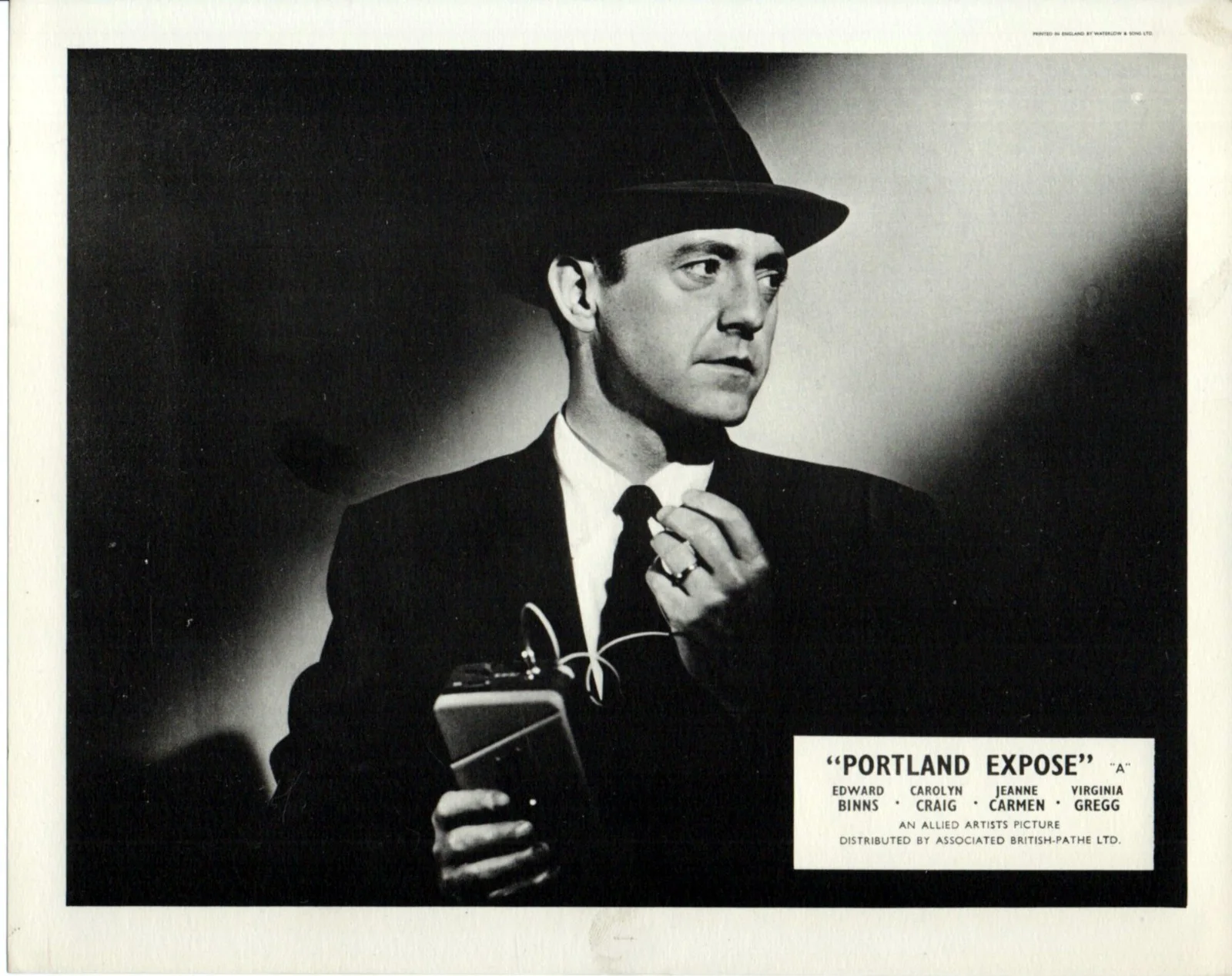 PORTLAND EXPOSE 1957 Edward Binns Jeanne Carmen Carolyn Craig UK 10x8 LOBBY SET, изображение 3