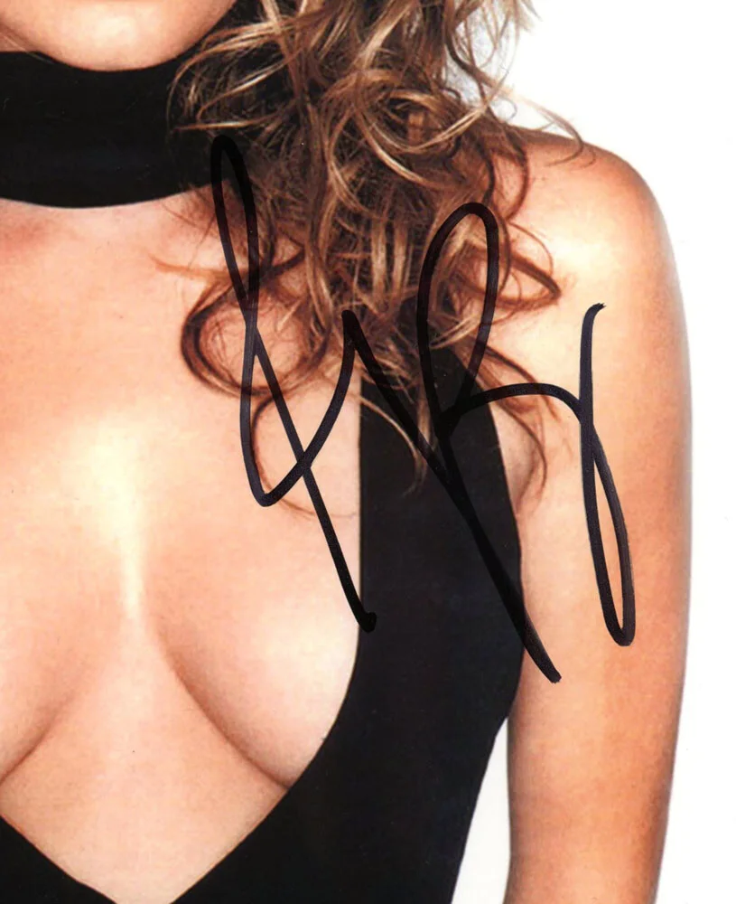 REBECCA ROMIJN — Rebecca Romijn signed 8x10 Photo EXACT PROOF h STAR TREK Sexy Cleavage ACOA COA, изображение 5