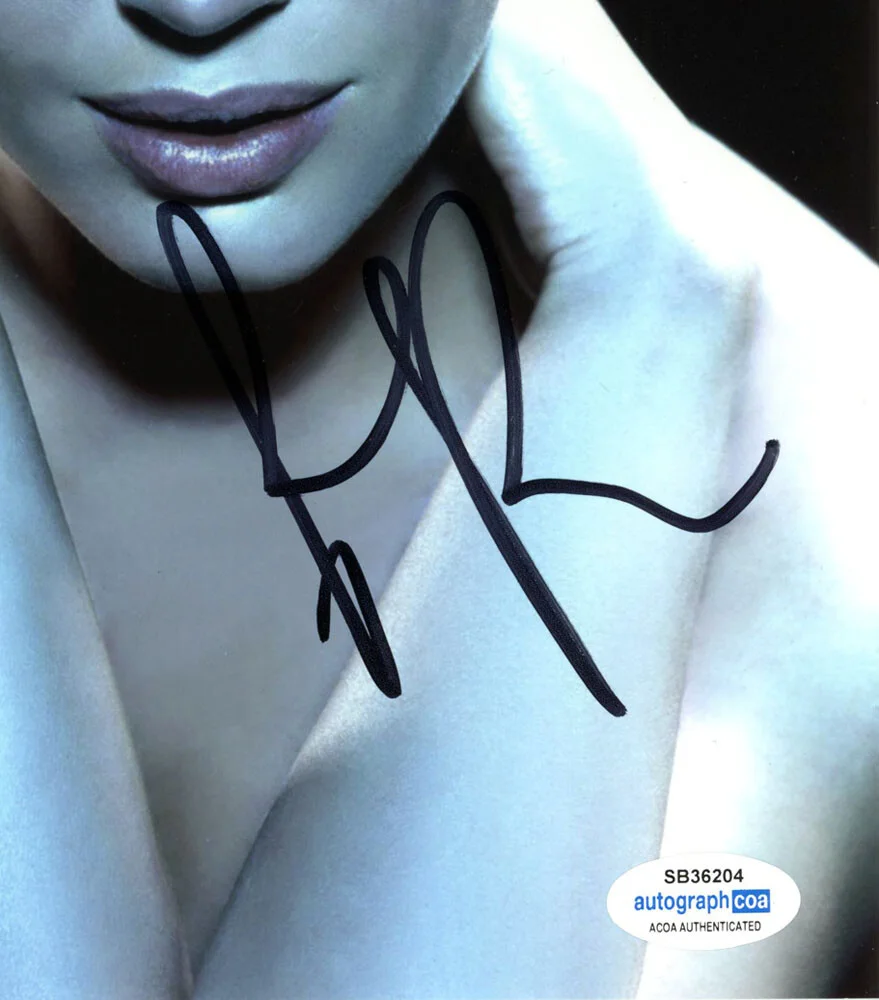 REBECCA ROMIJN — Rebecca Romijn signed 8x10 Photo AUTOGRAPHED g SEXY Hot X-MEN Star Trek ACOA COA, изображение 4