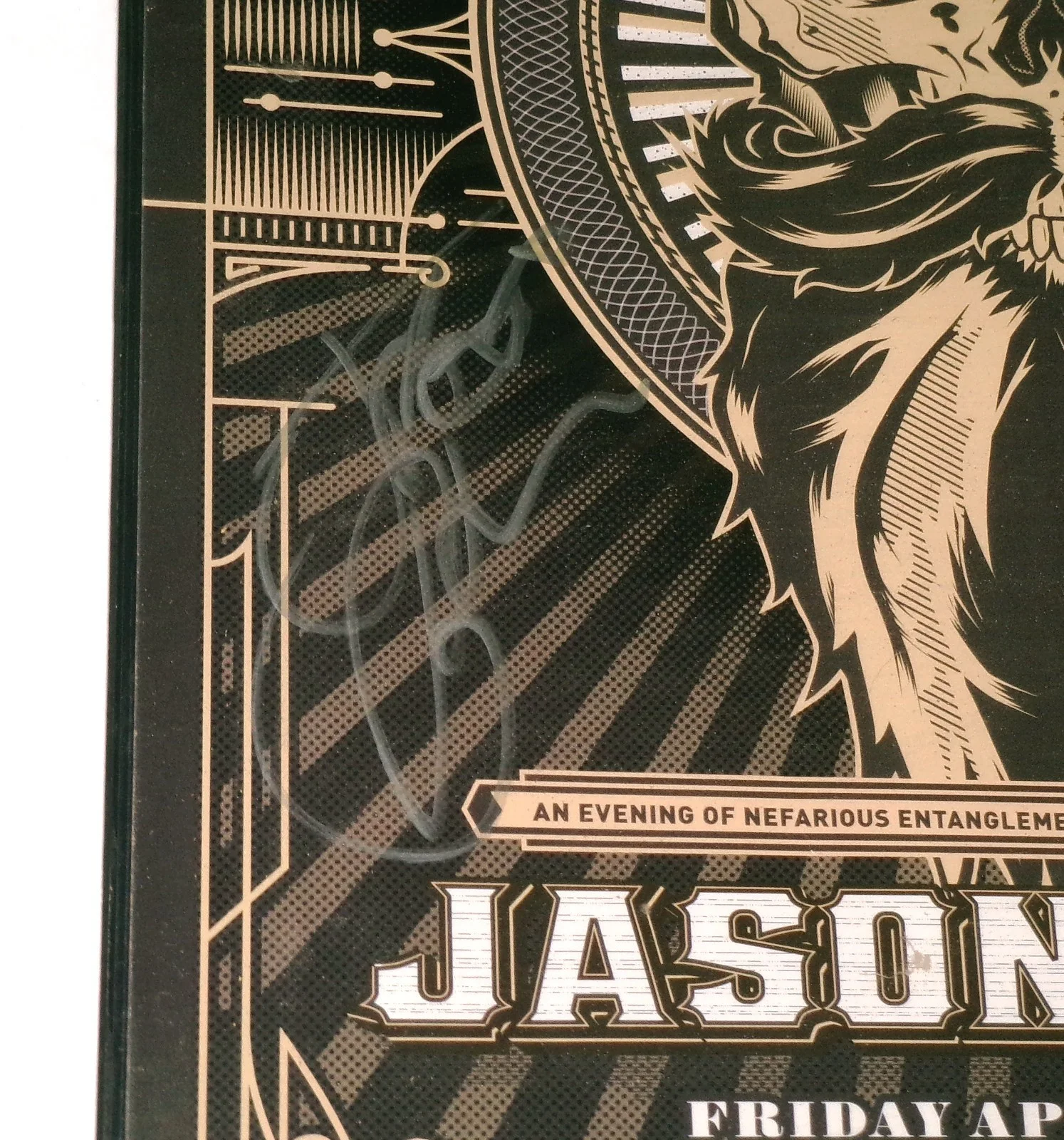 Jason Bieler Signed 11X17 Chicago April 27, 2018 FRAMED Poster JSA CERT, изображение 2