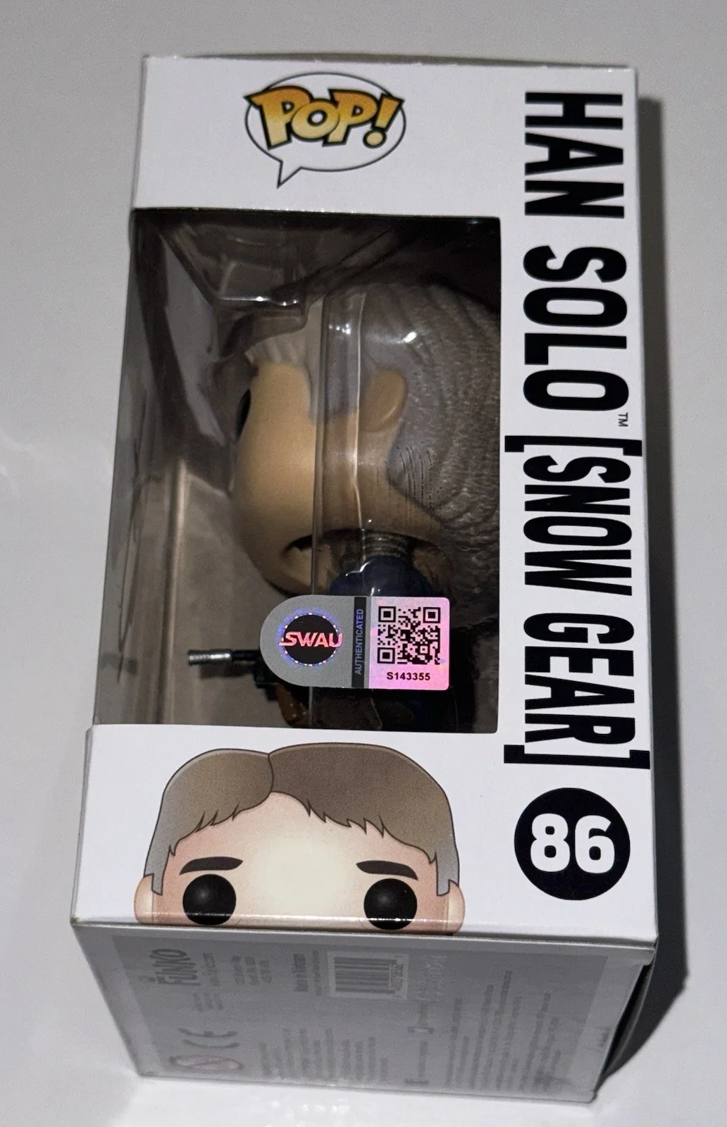 Harrison Ford — DAMAGED HARRISON FORD SIGNED HAN SOLO STAR WARS FUNKO POP AUTOGRAPH SWAU G3D, image 3
