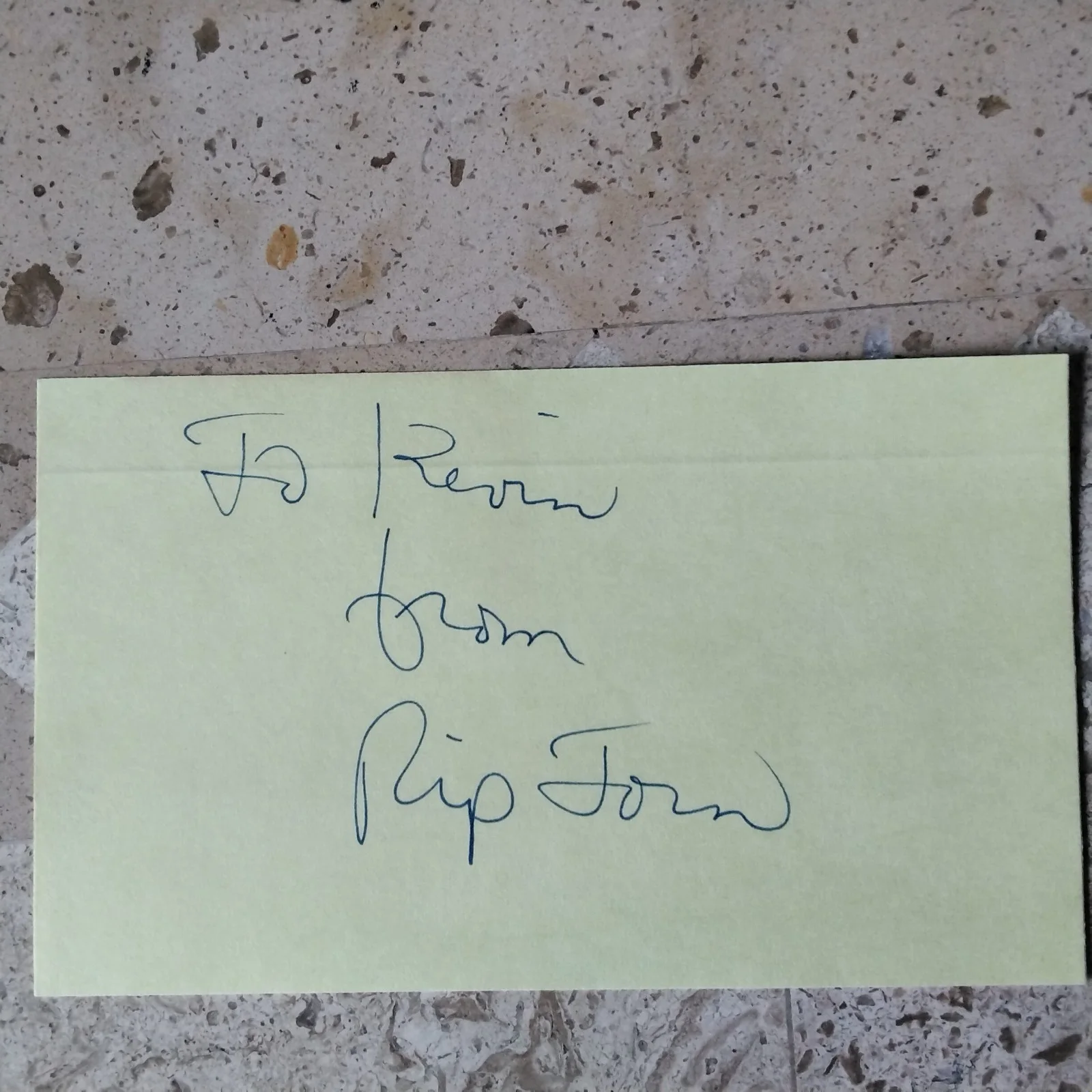 Rip Torn SIGNED Card Photo Movie TV Actors Cross Creek Men in Black The Insider, изображение 4