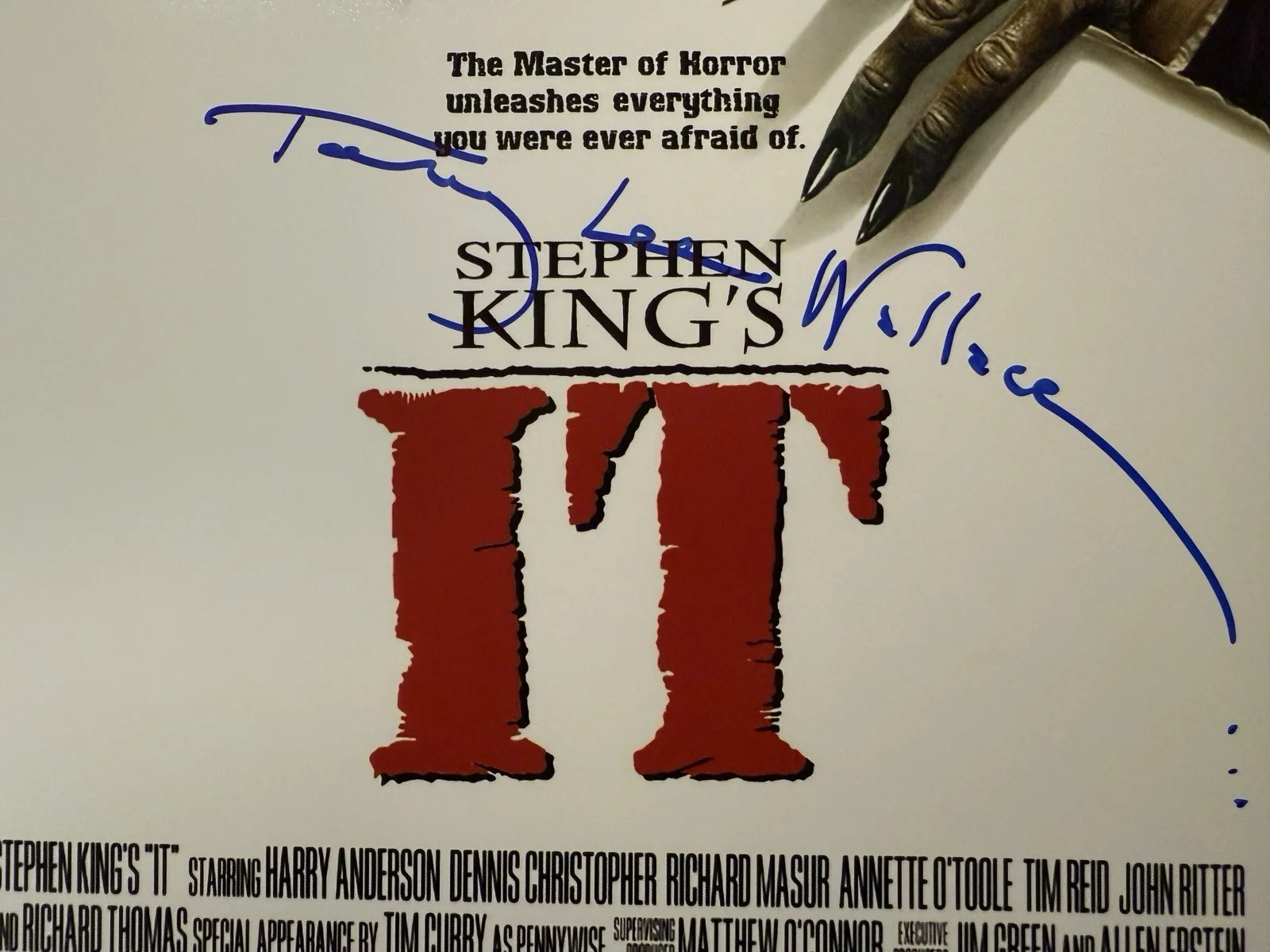 Tommy Lee Wallace — Tommy Lee Wallace SIGNED IT 11x17 Photo Pennywise Michael Myers EXACT PROOF A, изображение 2