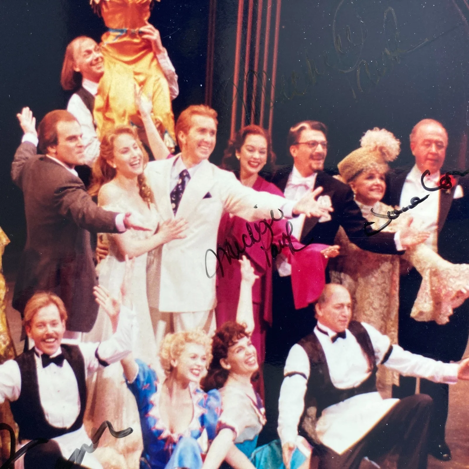 Harry Groener Jane Connell Michele Pawk — Harry Groener Jane Connell Michele Pawk Signed Photo 10X8 Broadway Crazy for You, image 3