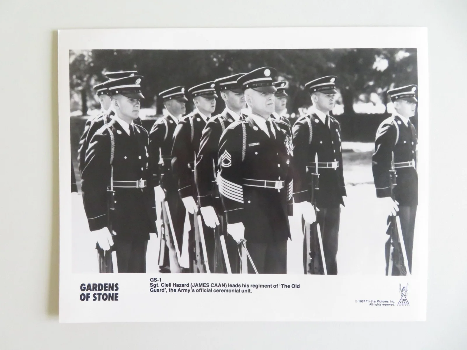 GARDENS OF STONE MOVIE STILL PHOTO LOT OF 8 JAMES CAAN ANJELICA HUSTON 1987, изображение 3