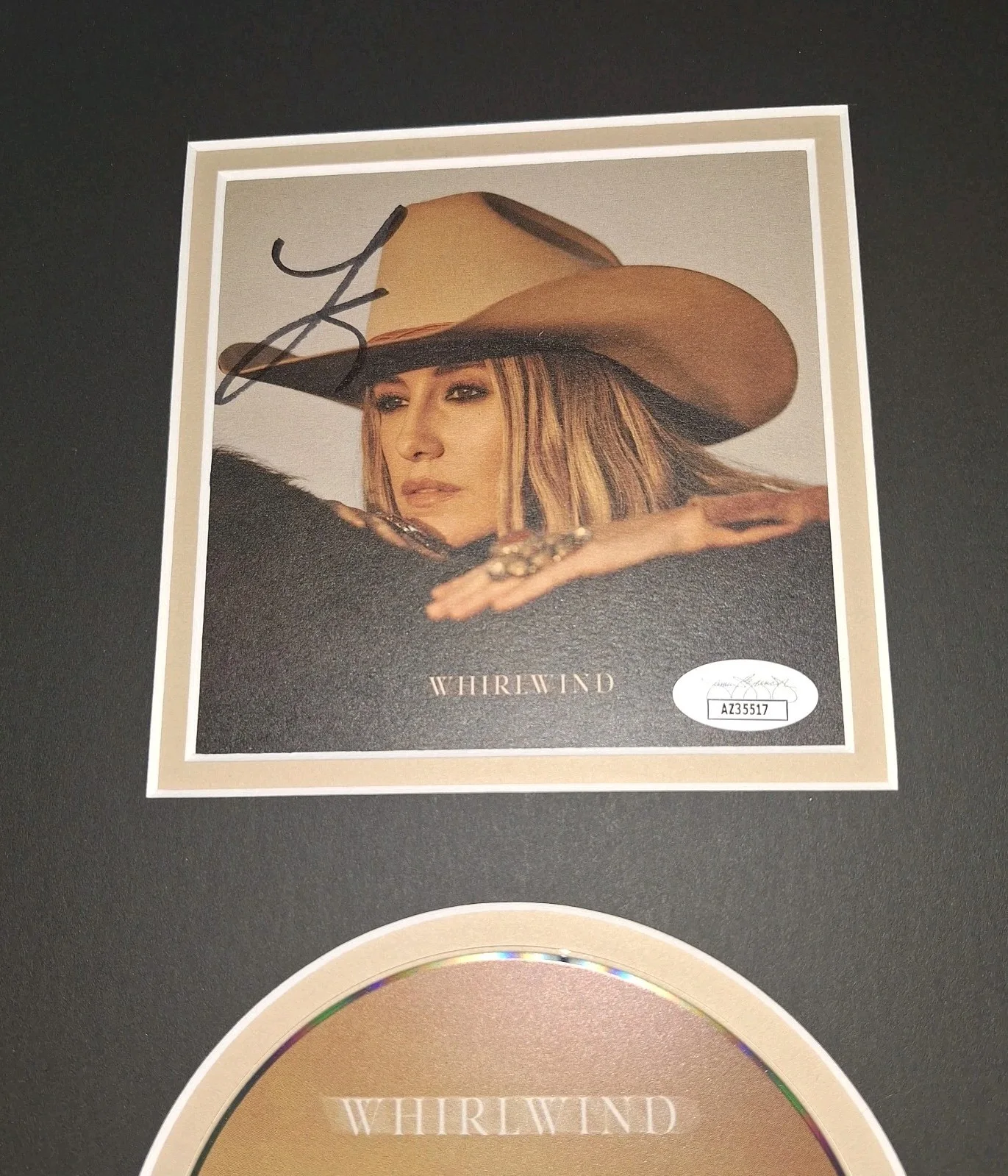 Lainey Wilson Signed CD With New Custom Framing JSA COA, image 5