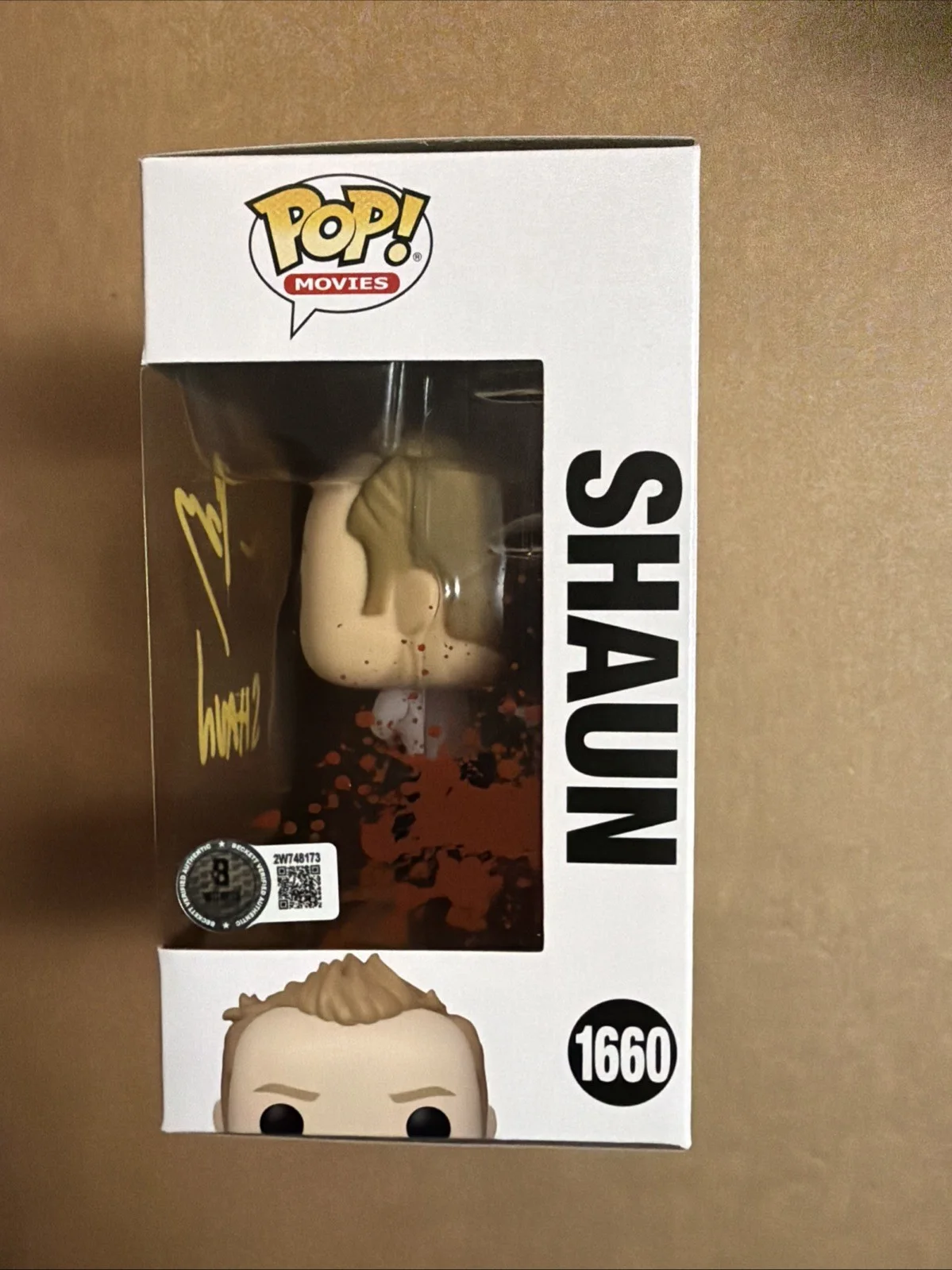 Simon Pegg — Simon Pegg Signed/Autographed Shaun Funko Pop! Shaun Of The Dead. Beckett COA, изображение 2