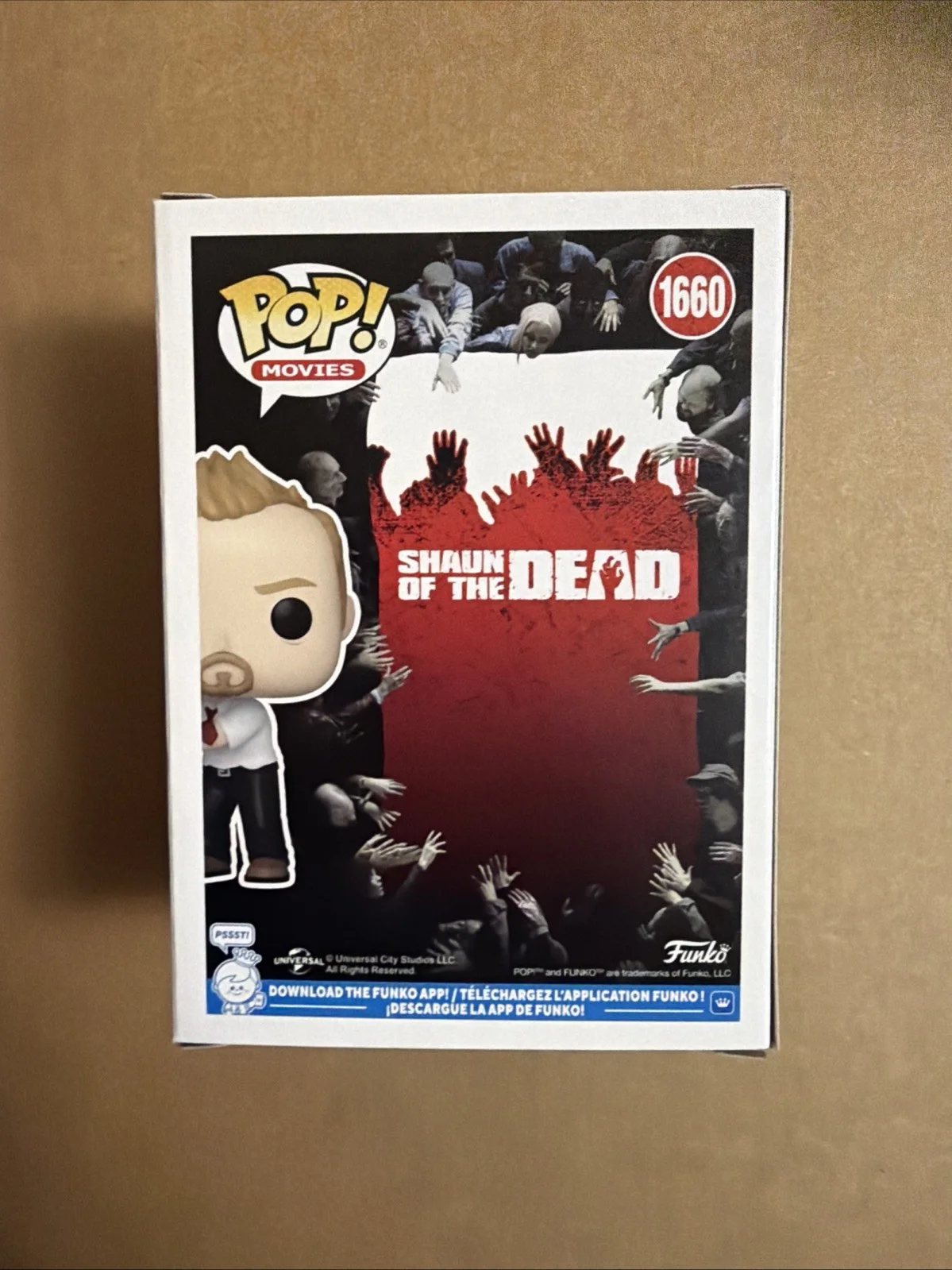 Simon Pegg — Simon Pegg Signed/Autographed Shaun Funko Pop! Shaun Of The Dead. Beckett COA, изображение 3